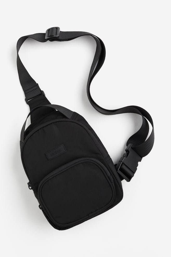 Crossbody sports bag - Black - 1