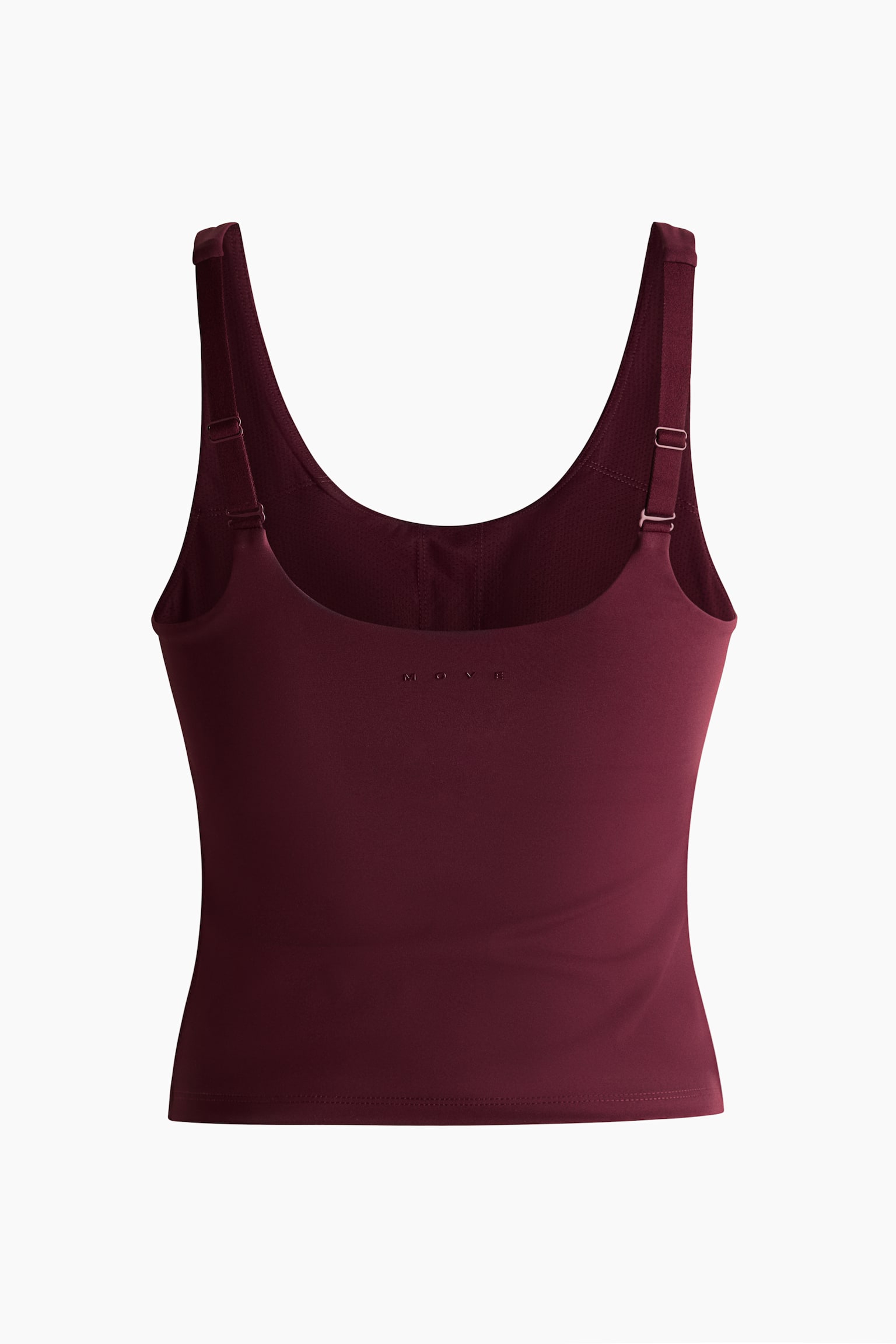 Женский топ H&M Move Sports Tank Top with SculptMove™, цвет: Вишнёвый красный — фото 5
