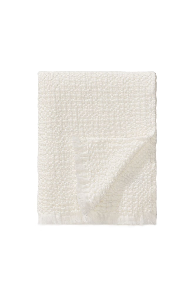 Pläd I Bomull Cloe - Creme/Beige/Blå/Turkos/Lila/Blå/grå - 1