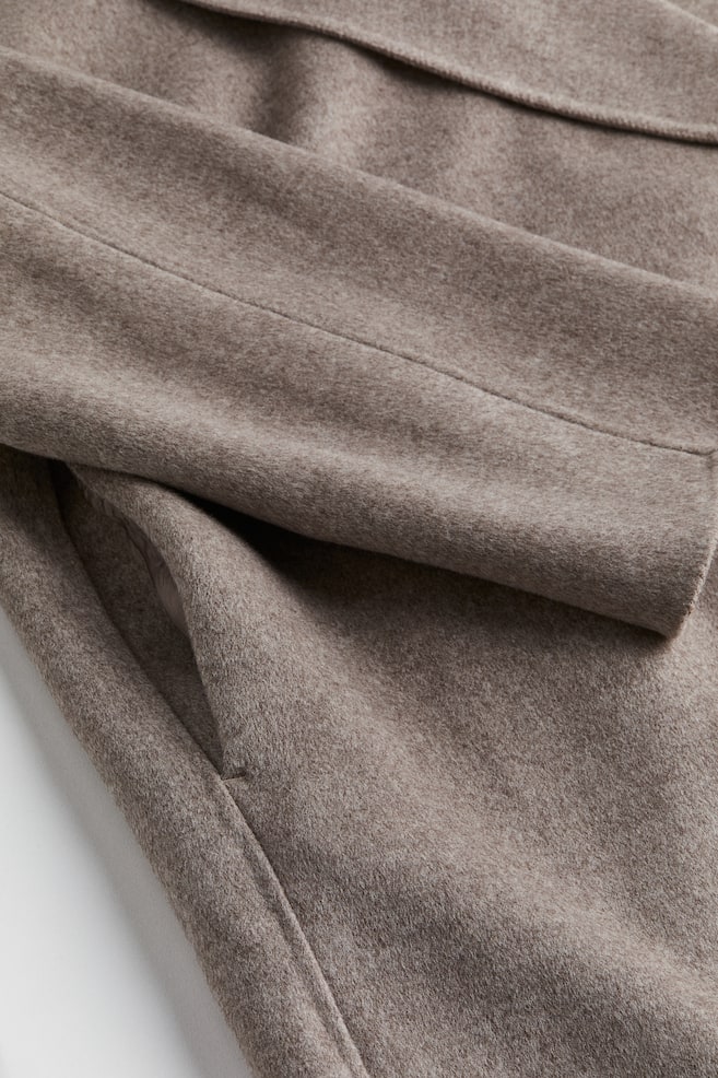 Wool-blend coat - Greige/Light beige - 6