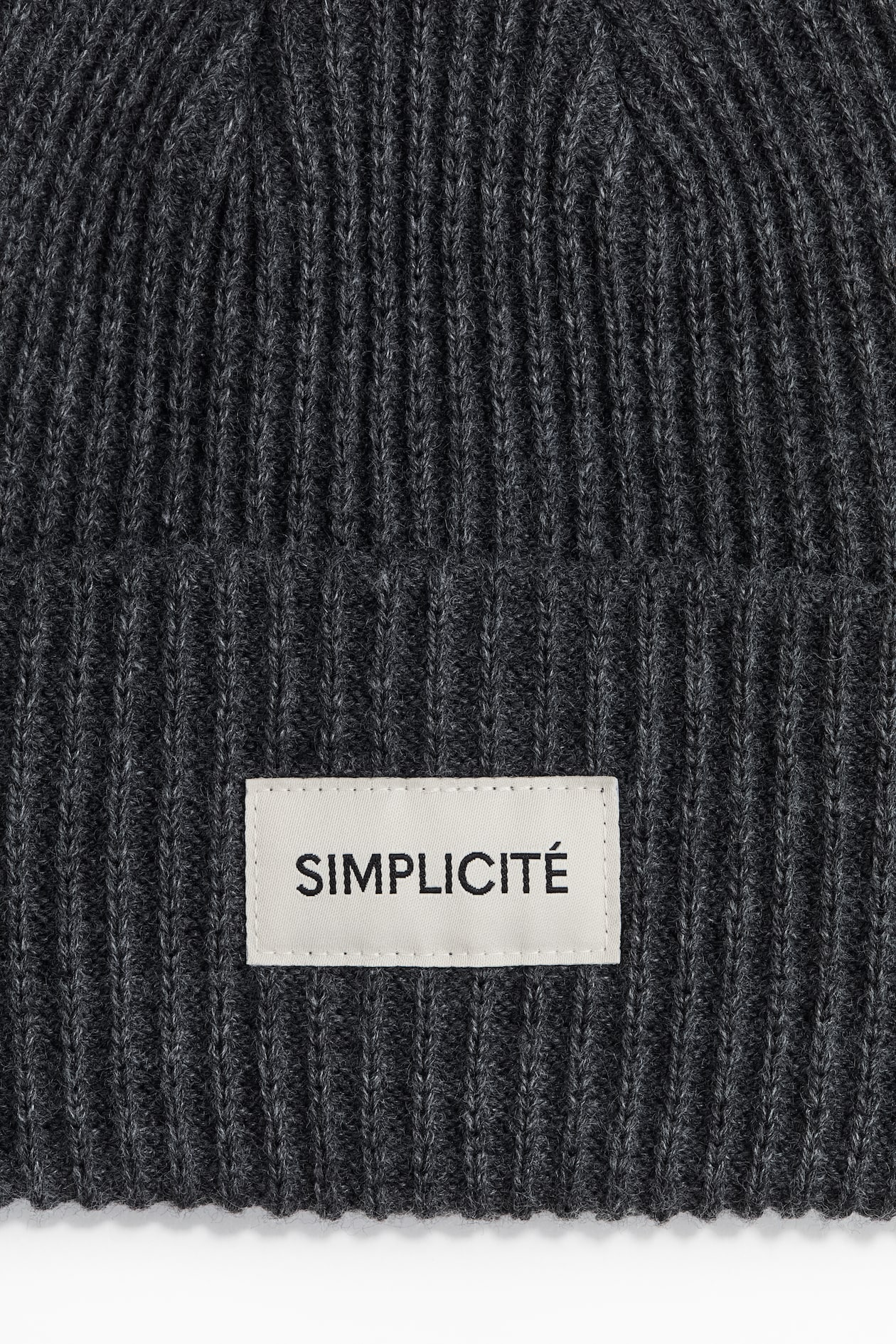 Hm Hat Women's Dark gray melange/Simplicité Knit Hat | H&M US
