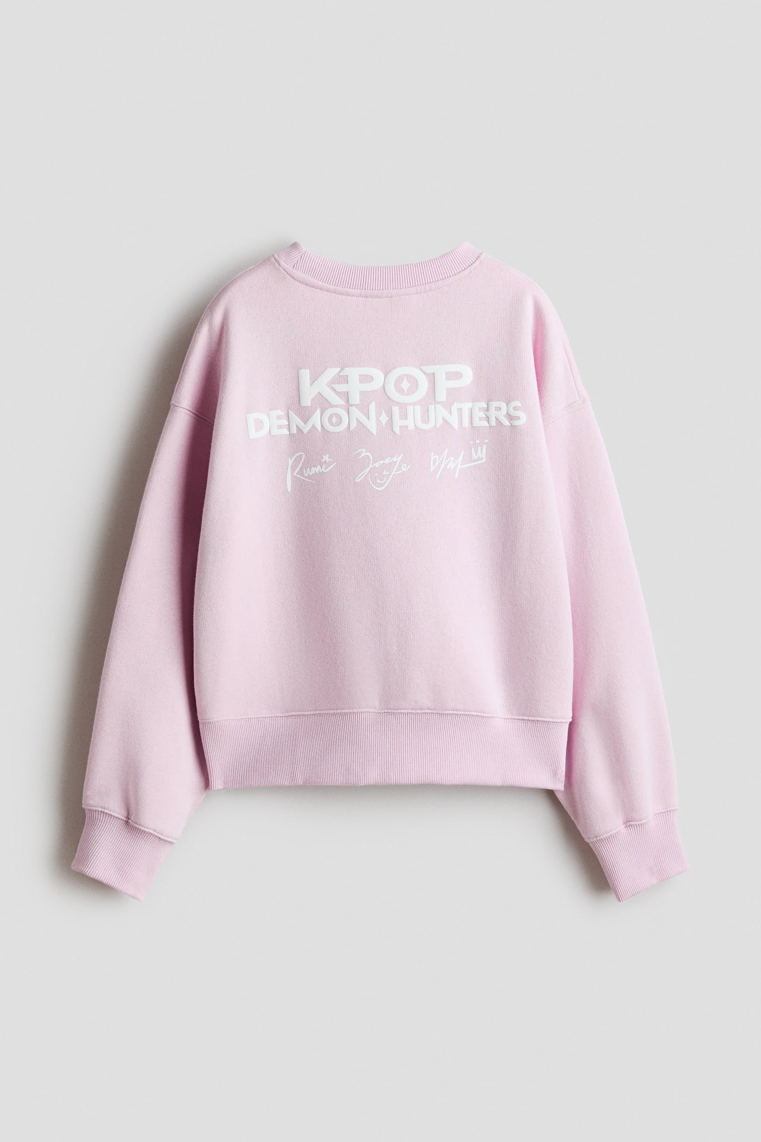 Print-motif sweatshirt - Light pink/KPop Demon Hunters/White/KPop Demon Hunters/Light grey marl/Pompompurin/Dusty purple/Hello Kitty - 3