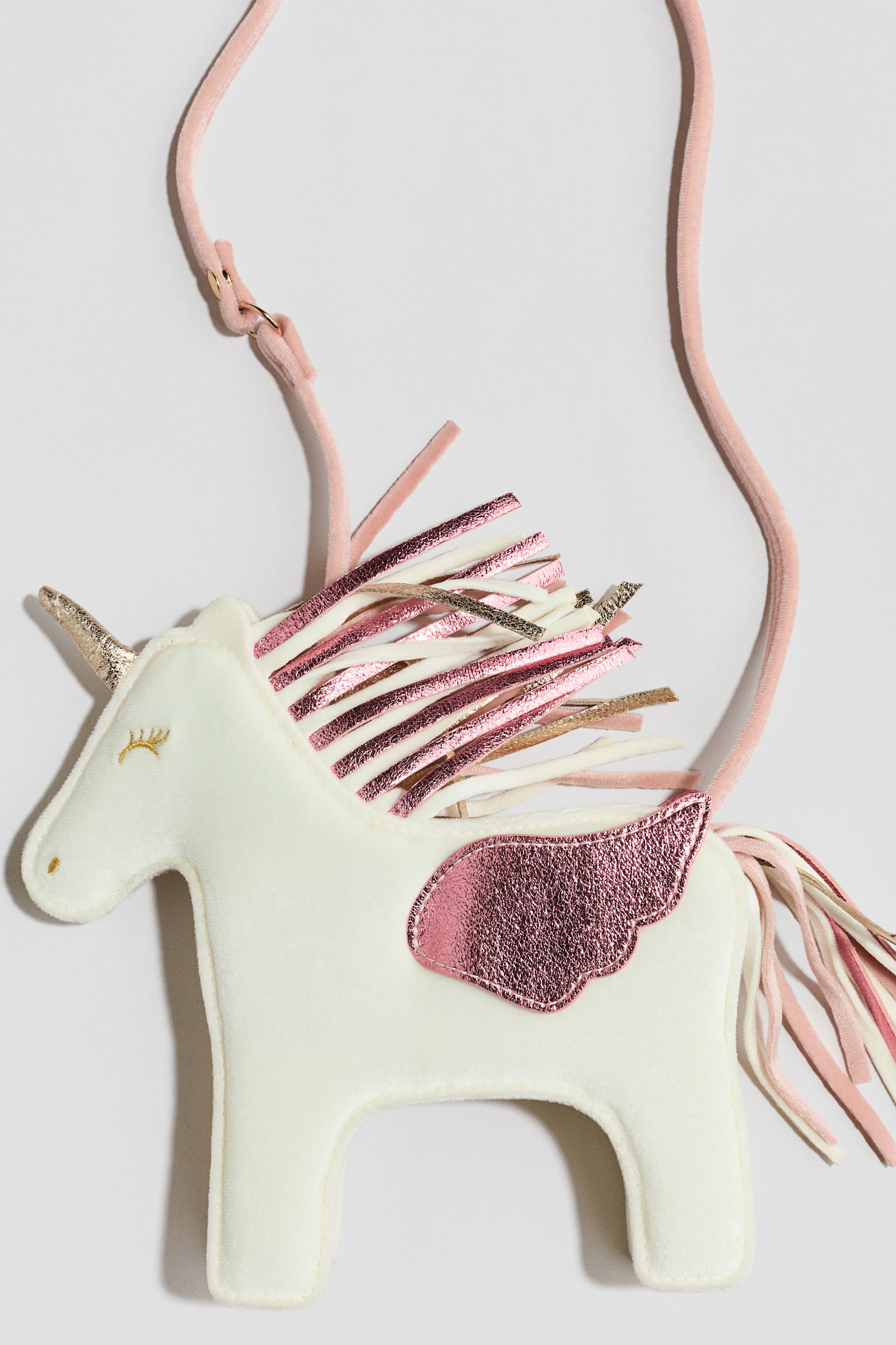Детская сумка H&M Unicorn Crossbody, цвет: Кремовый — фото 2