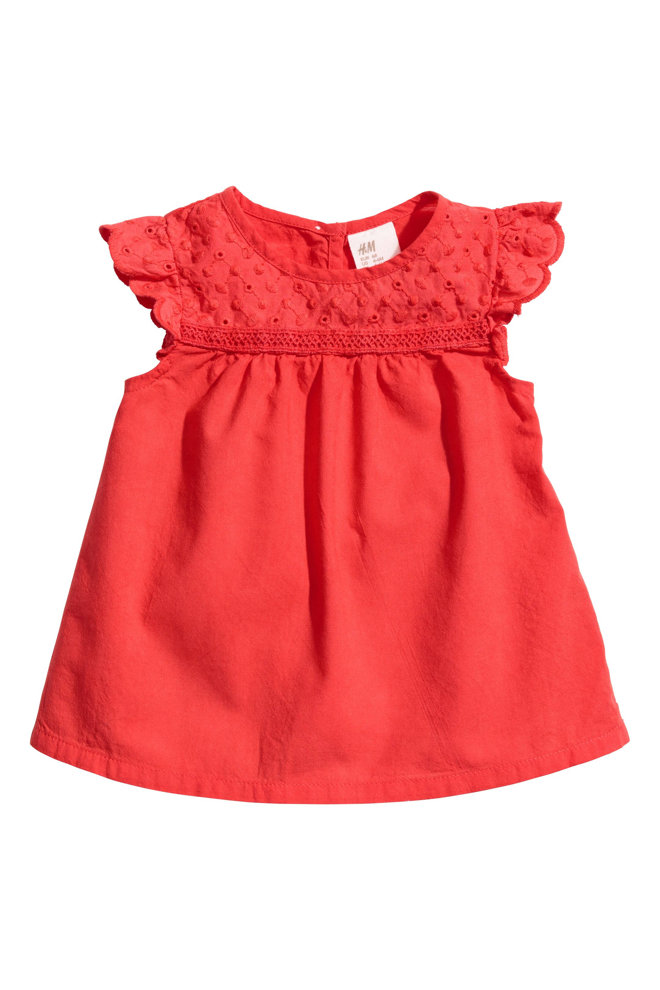 View larger image: Ensemble trois pièces en coton - Coral red - Kids | H&M CA 1