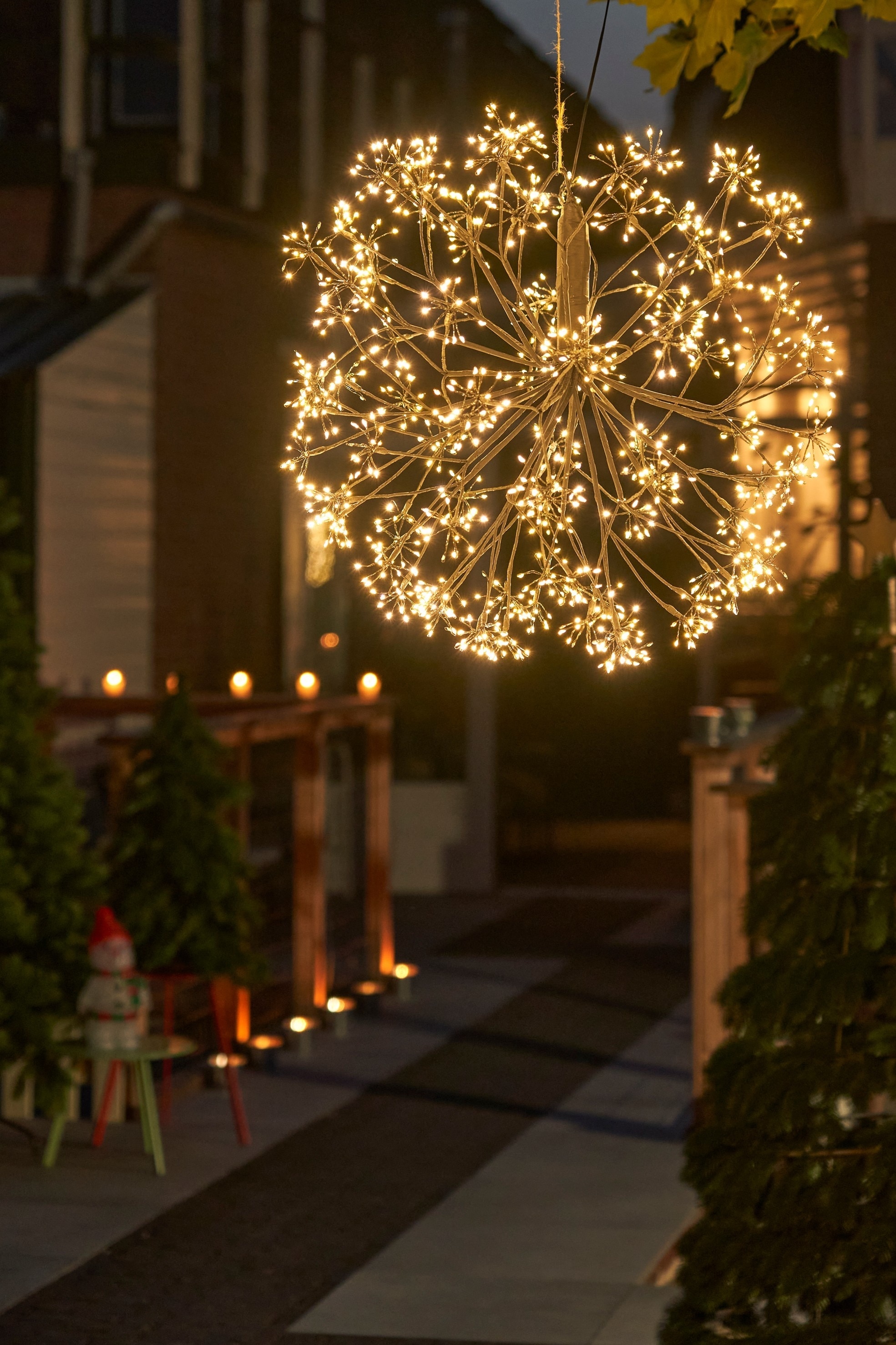 Kugel Weihnachtsbeleuchtung - Warmes Weiß