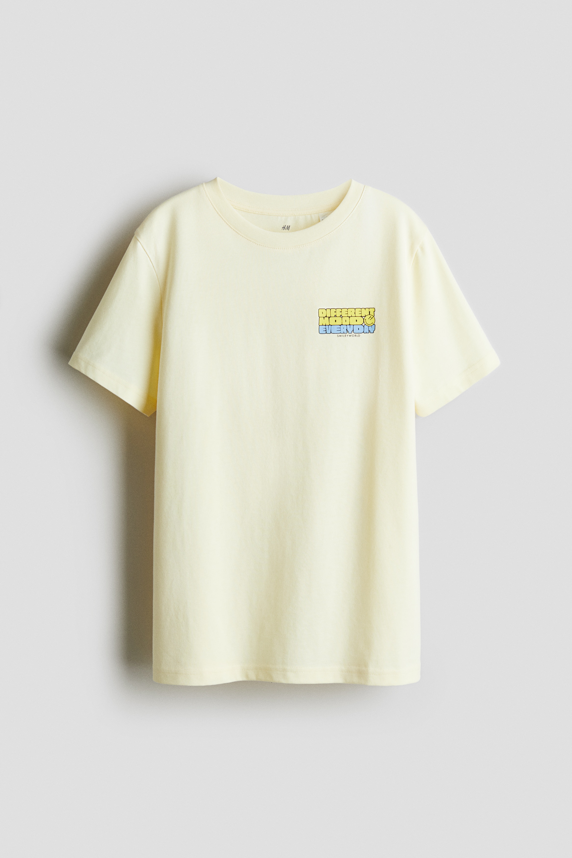 圖案T恤 - 淺黃色/SmileyWorld®/黑色/PlayStation/淺綠色/SmileyWorld®/白色/海綿寶寶/白色/加菲貓