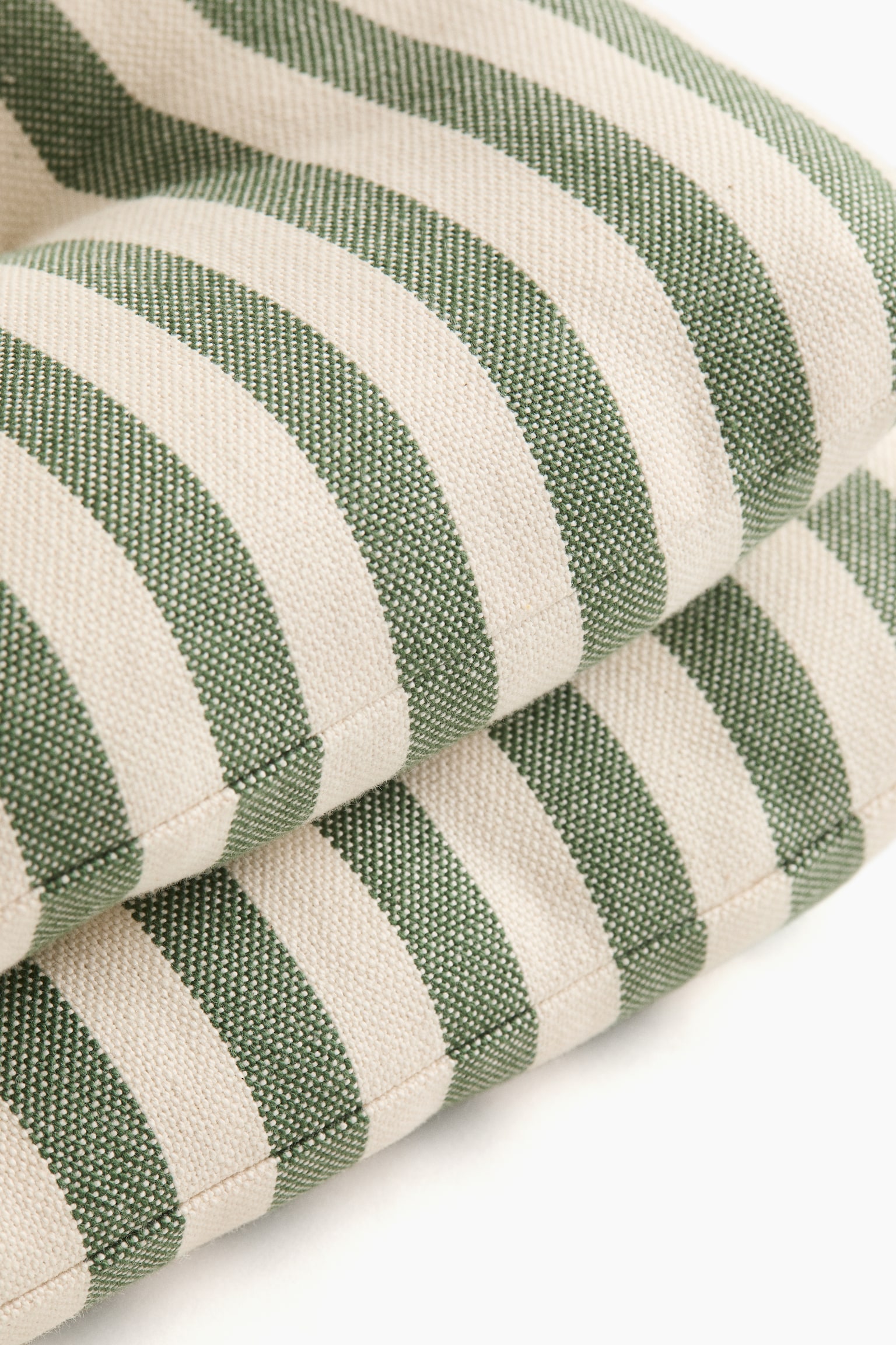 2-pack outdoor seat cushions - Khaki green/Striped/Orange/Striped/Blue/Striped/Yellow/Striped/Dark grey/Striped/Beige/Striped - 2