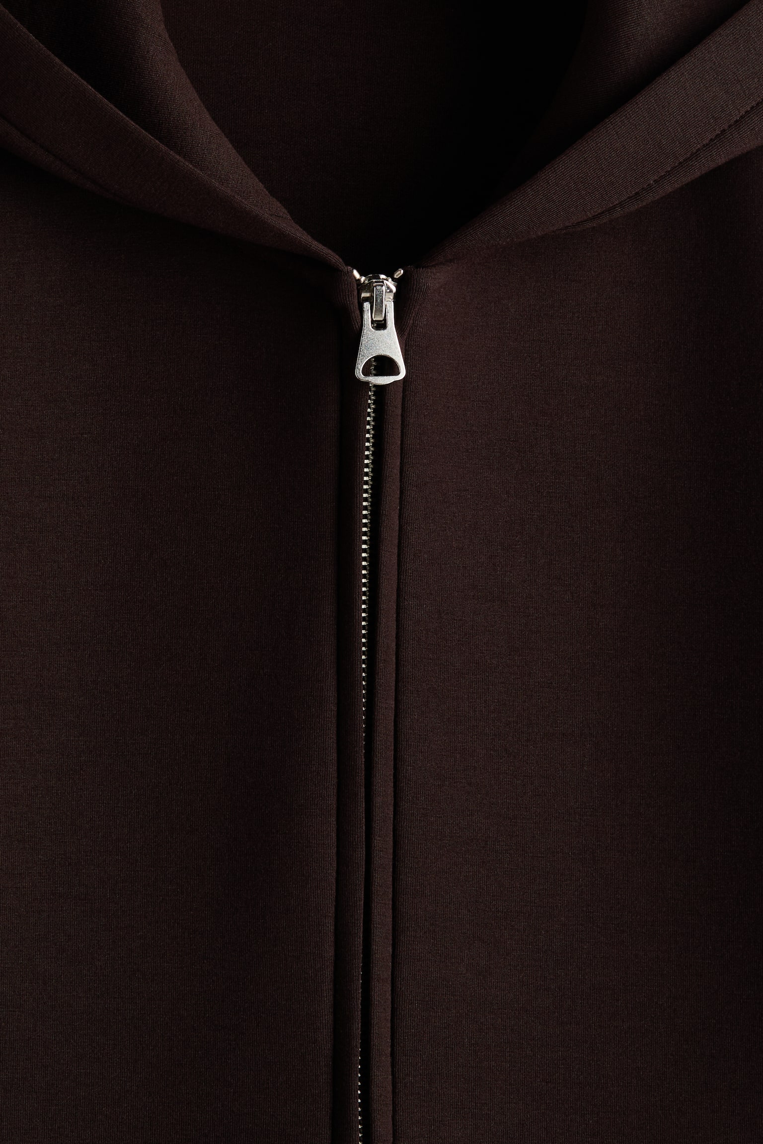 Loose Fit Zip-through hoodie - Dark brown/Black/Grey marl/Dark blue/Dark plum purple/Burgundy - 4
