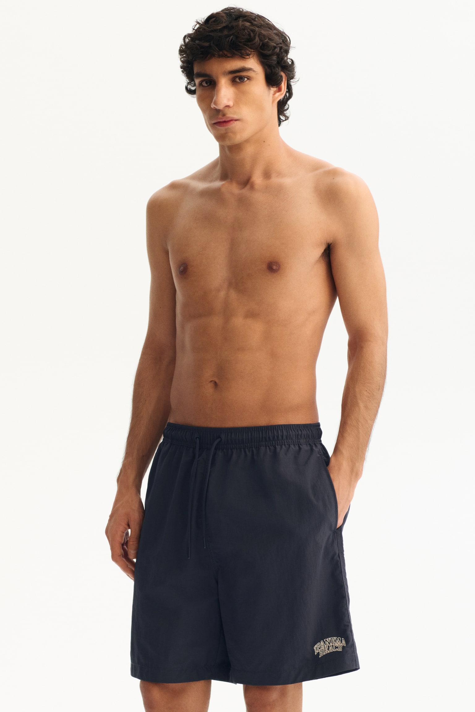 Long Swim shorts - Dark blue/Black - 4
