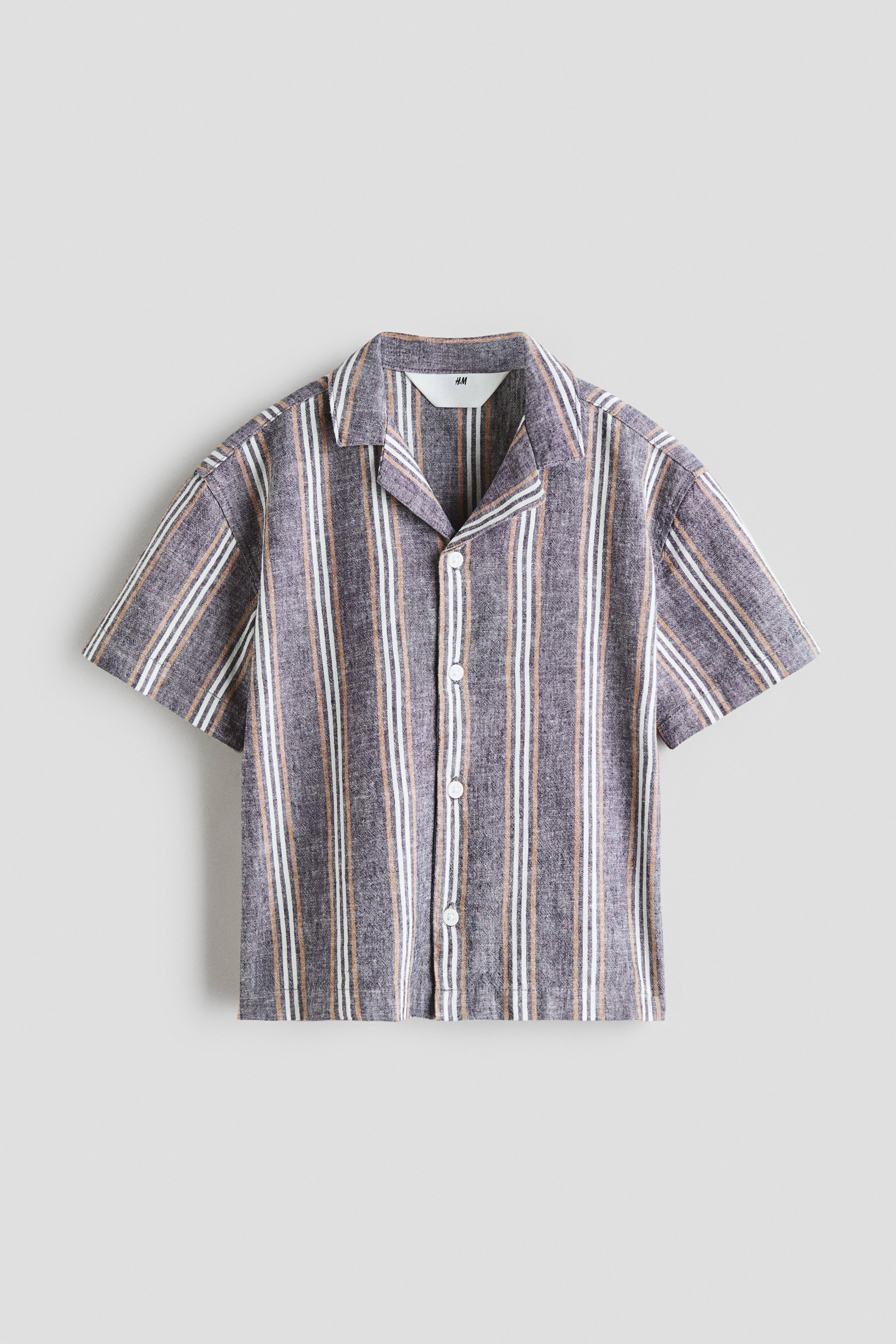 Linen-Blend Resort Shirt