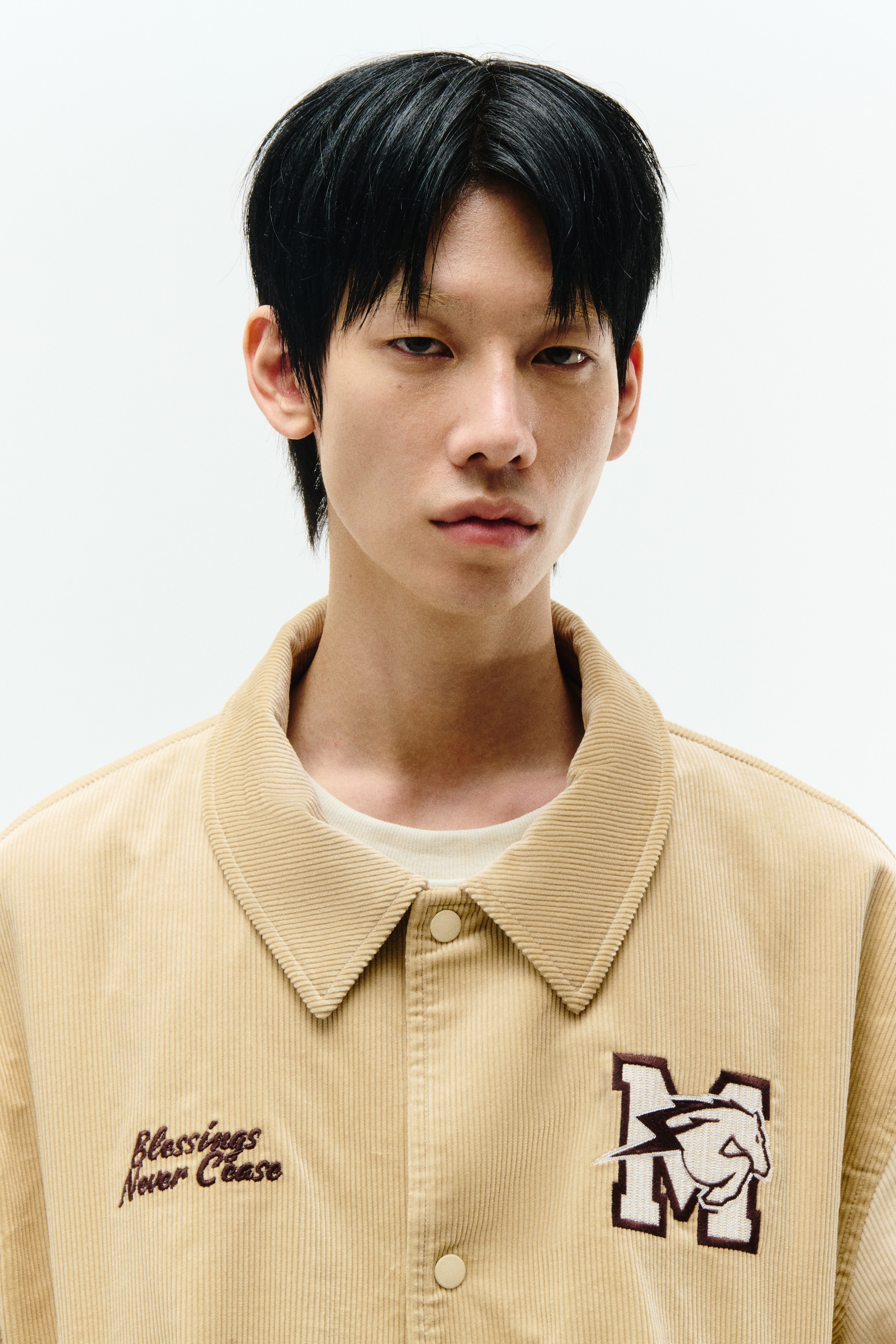 パッデッドスタジャン - ベージュ／Blessings Never Cease - Men | H&M JP