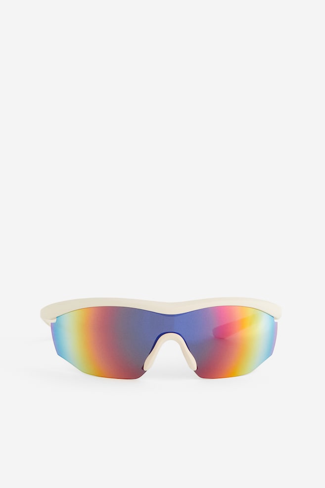 Sports sunglasses - Light beige - 1