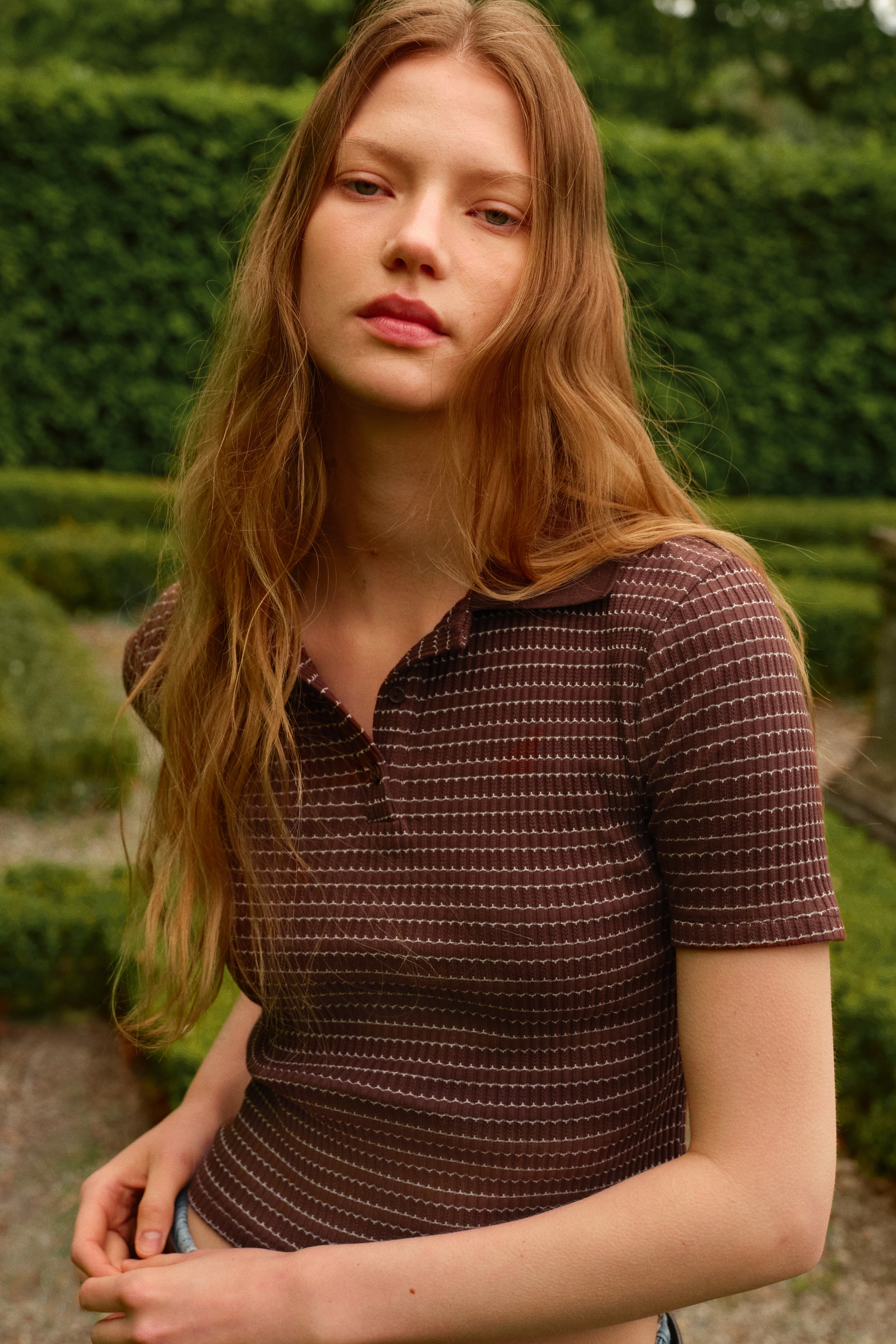 LIFEMANIA HORIZON KNIT POLO（BROWN） M/L Amazon.com: Men's Short Sleeve Knitted Polo Shirt Casual