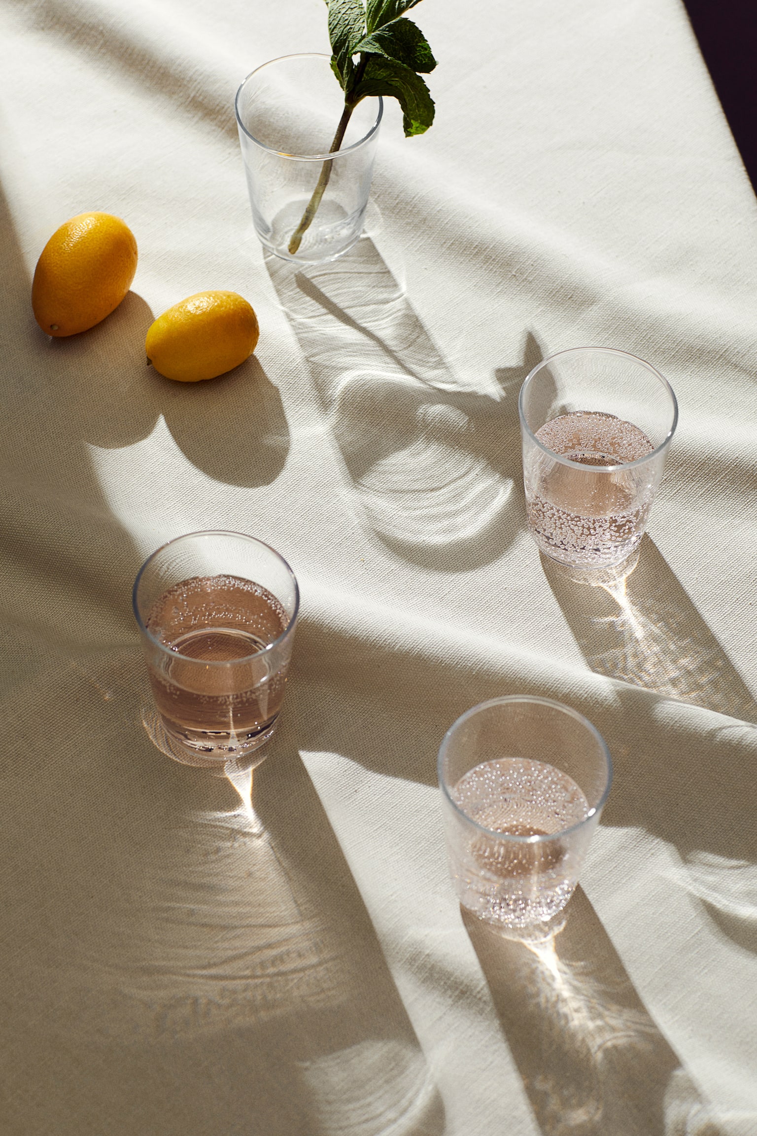 Lot de 4 verres à eau - Verre transparent - 2