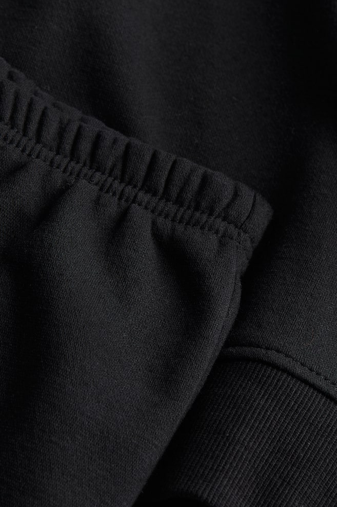2-piece sweatshirt set - Black/Light grey marl - 5