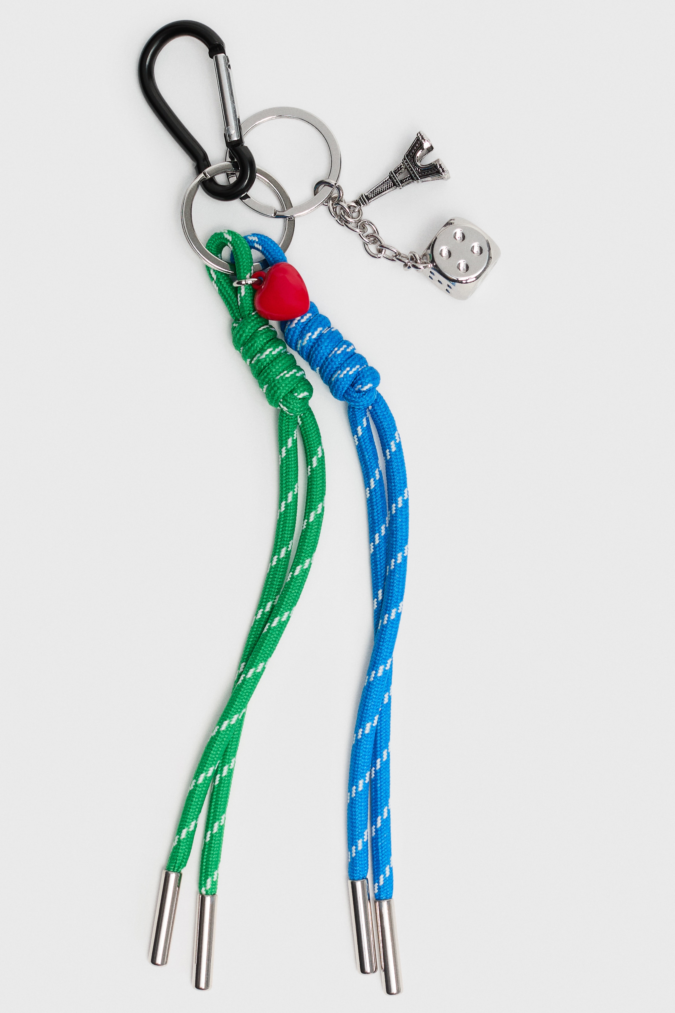 バッグチャーム - グリーン／ブルー