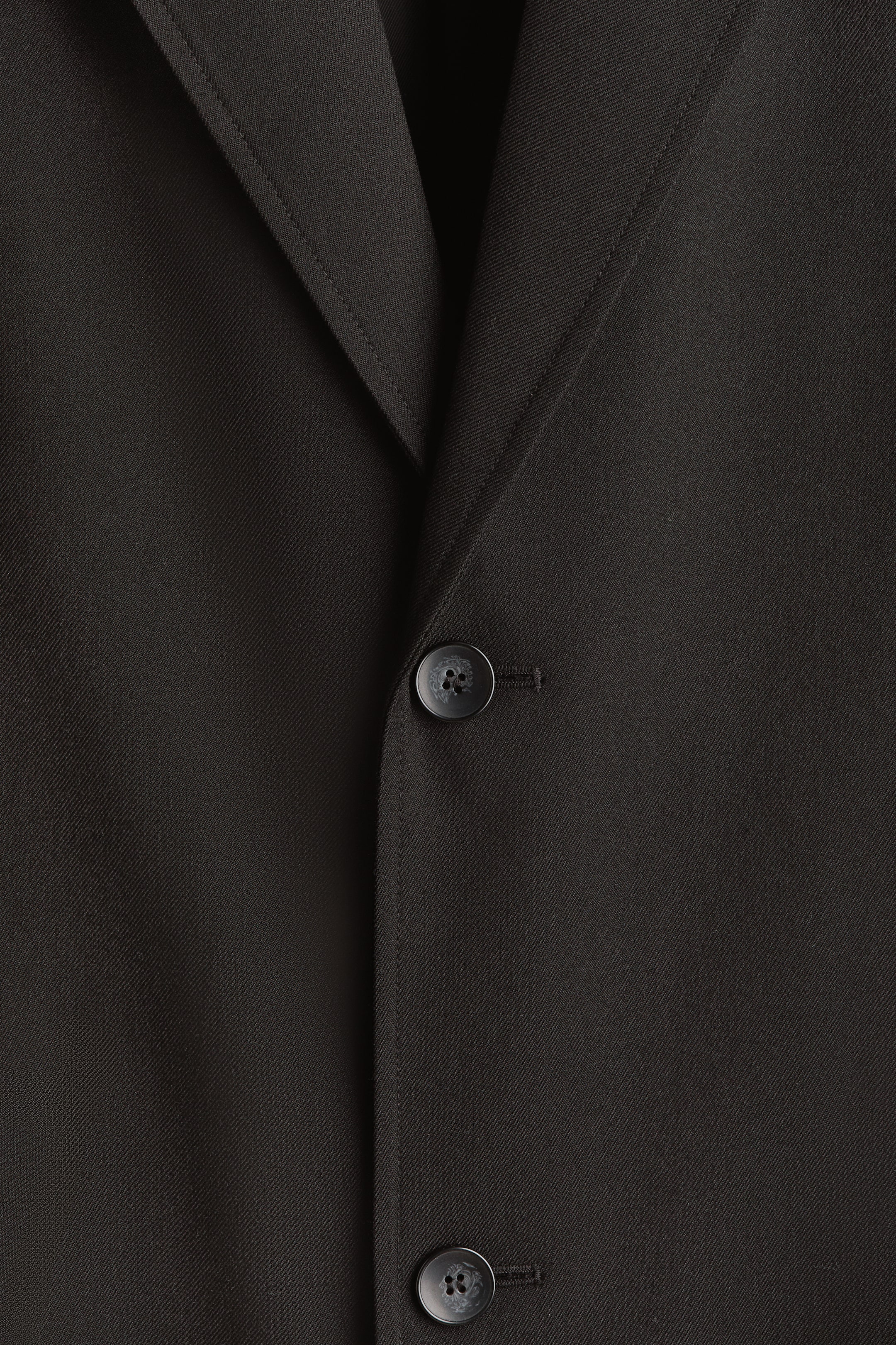 Ampliar la imagen: Abrigo de botonadura sencilla - Negro - Men | H&M MX 6