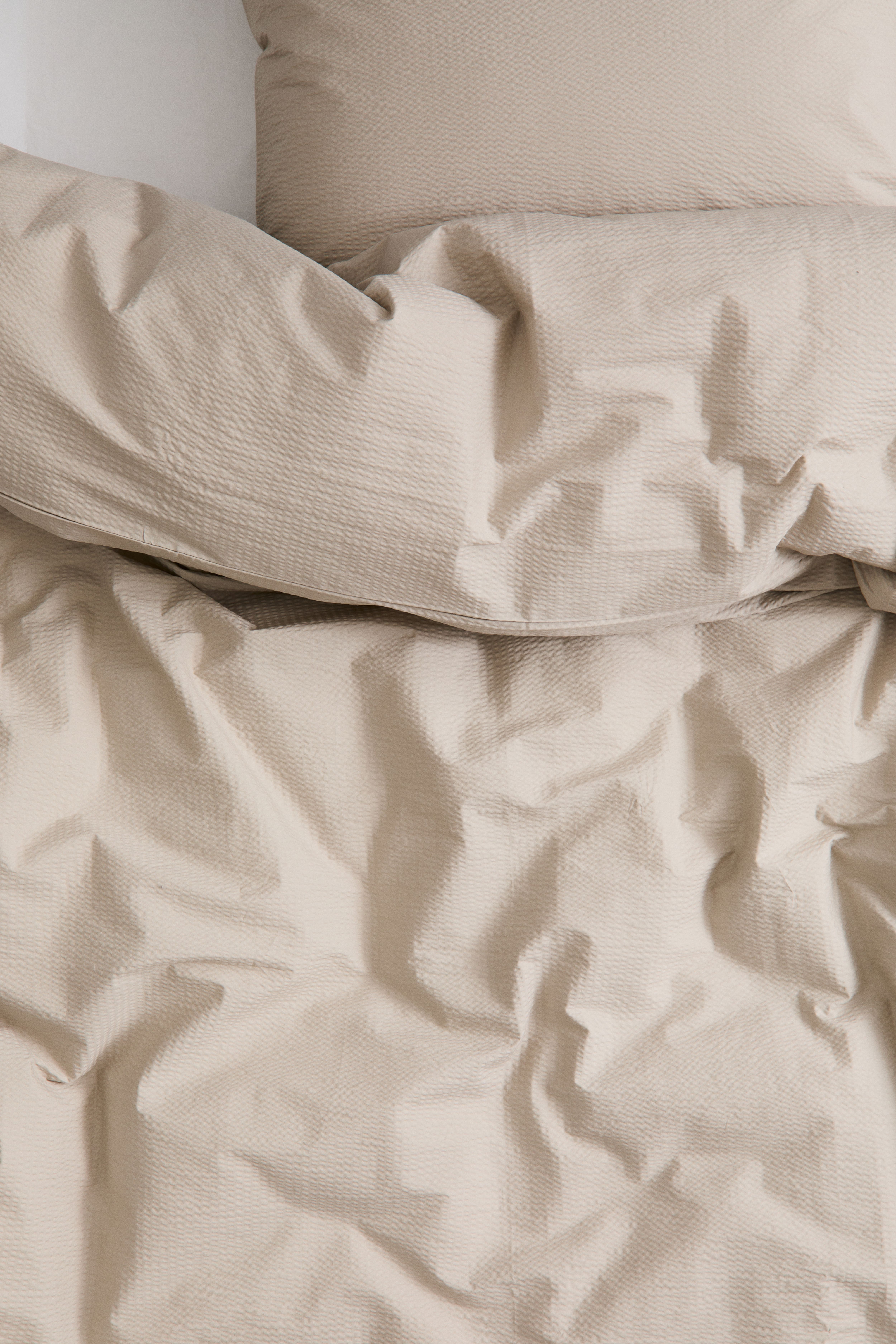 Seersucker Twin Duvet Cover Set