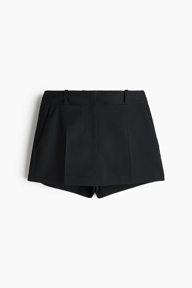 Short skort - Black/Dark brown/Dark mole/Dogtooth pattern - 1