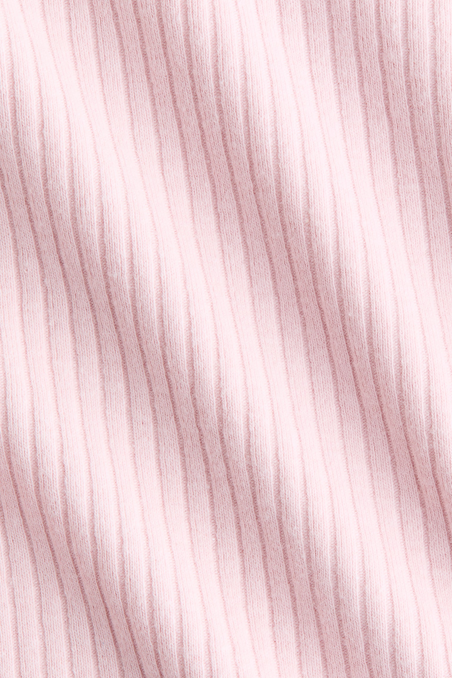 Ribbed cotton top - Light pink/White/Light green/Black - 2
