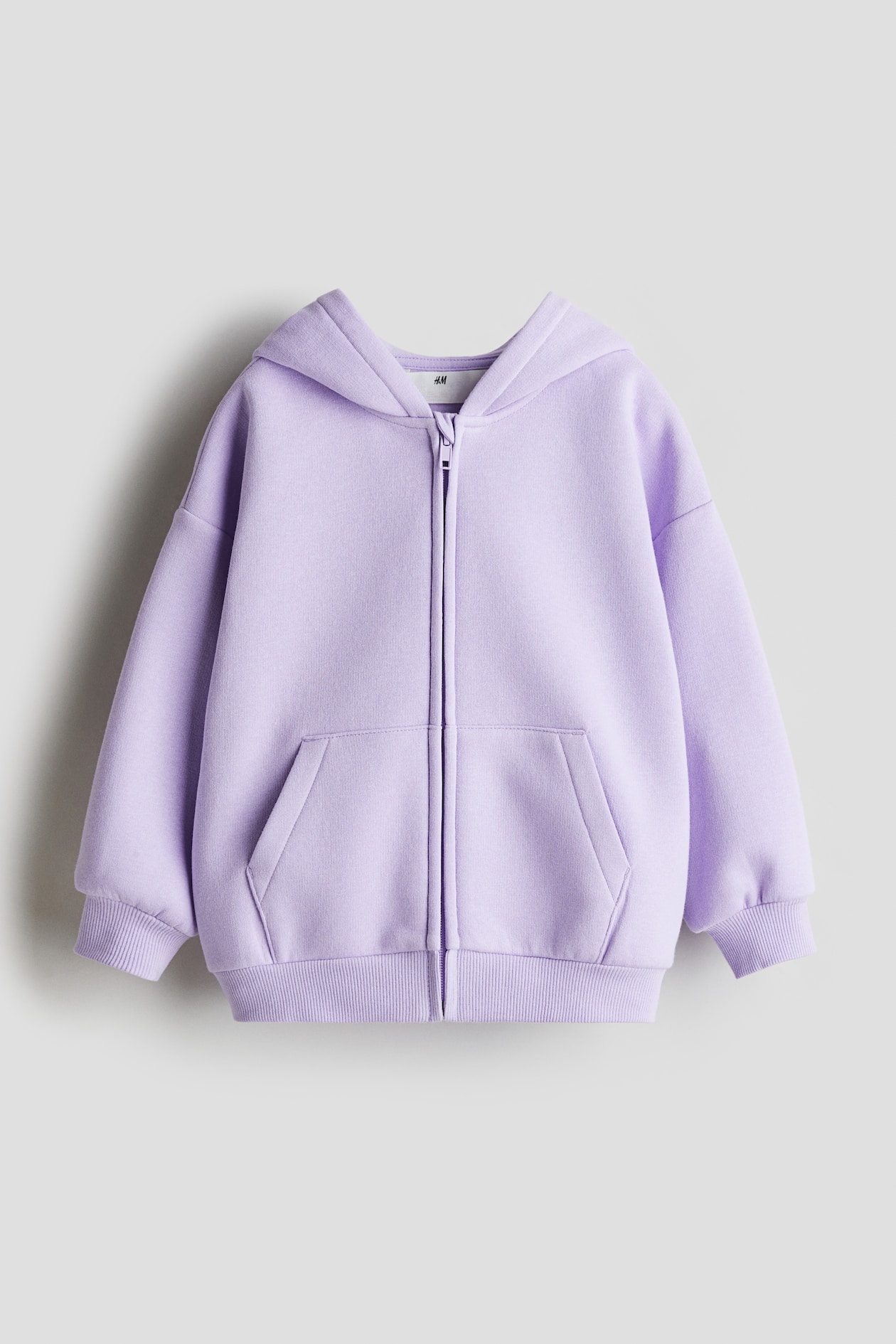 Oversized Zip Up Hoodie Light purple Kids H&M AU