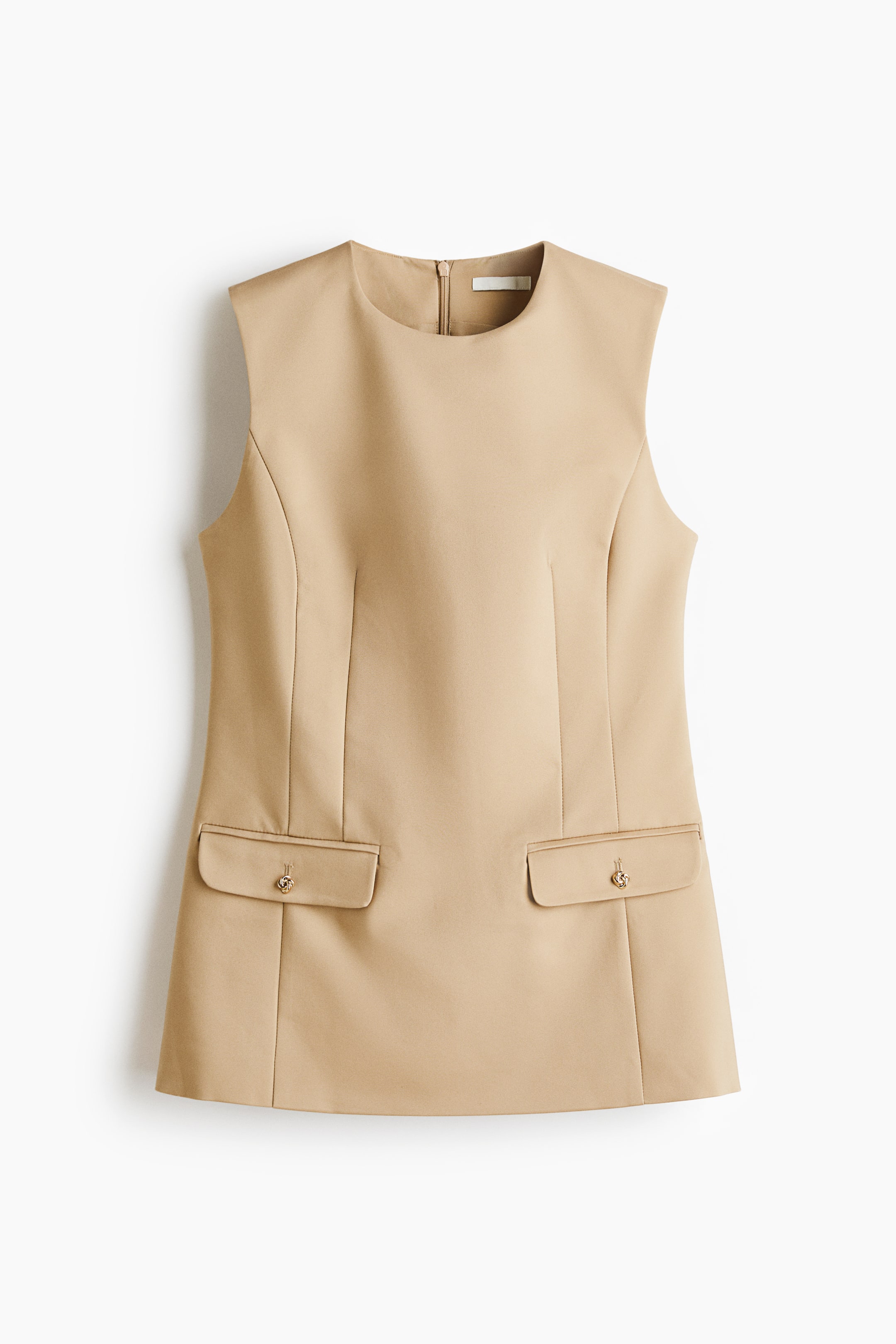 View larger image: Sleeveless Top - Beige - Ladies | H&M US 6