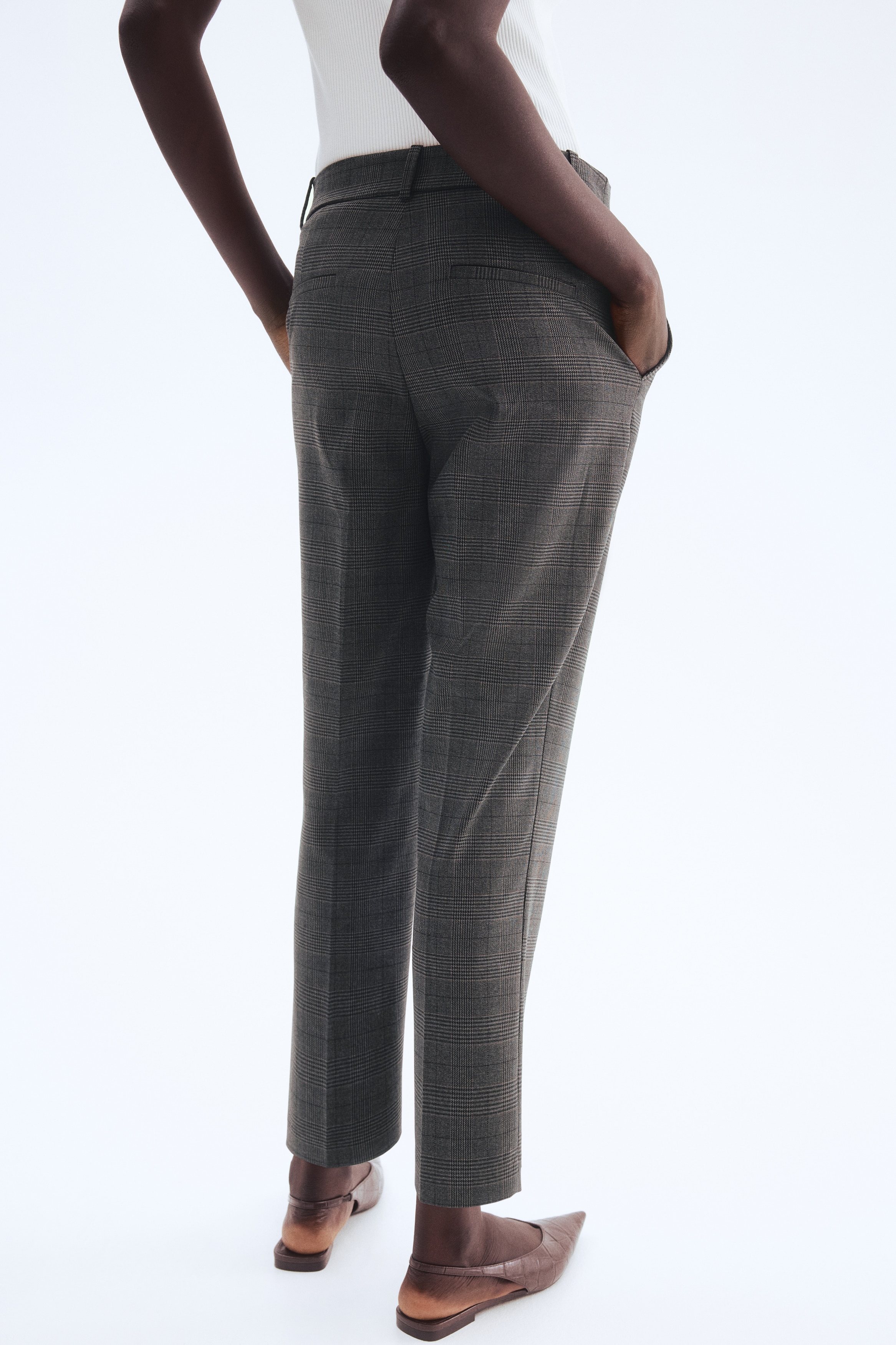 マチャット MACHATT パイドパンツ ハイウエスト グレー F 2025年最新