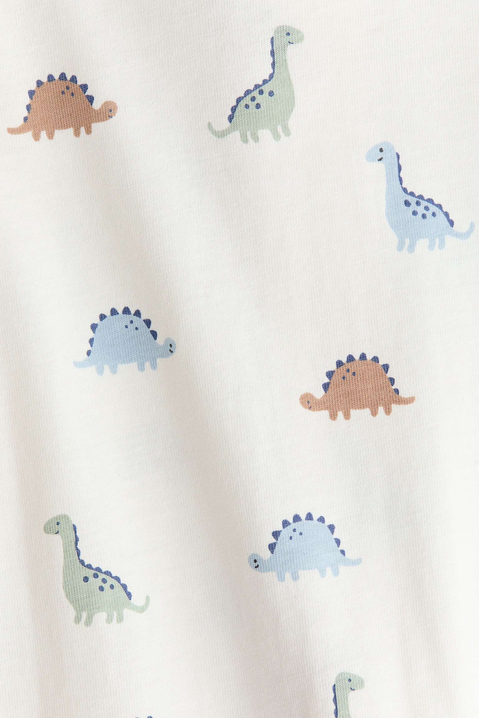 Patterned sleepsuit - Cream/Dinosaurs/Light beige/Leopard print/Dark grey/Animals/White/Bears/Light pink/Cherries/Khaki green/Dinosaurs/Cream/Hot air balloons/Cream/Animals/White/Cherries/White/Teddy bears/White/Floral/White/Bunnies - 2