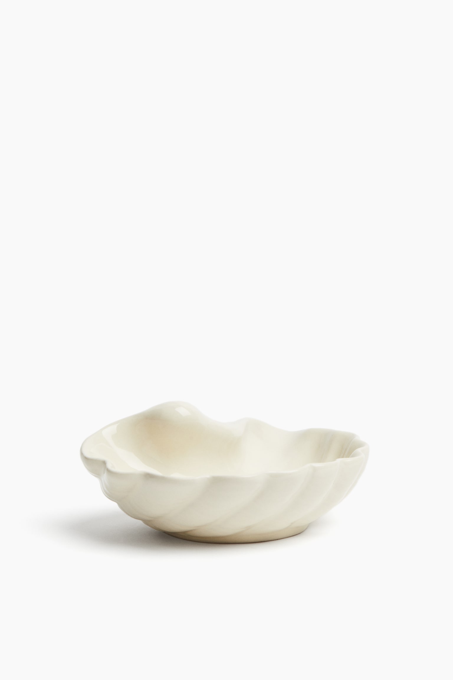 Stoneware serving bowl - White - 1