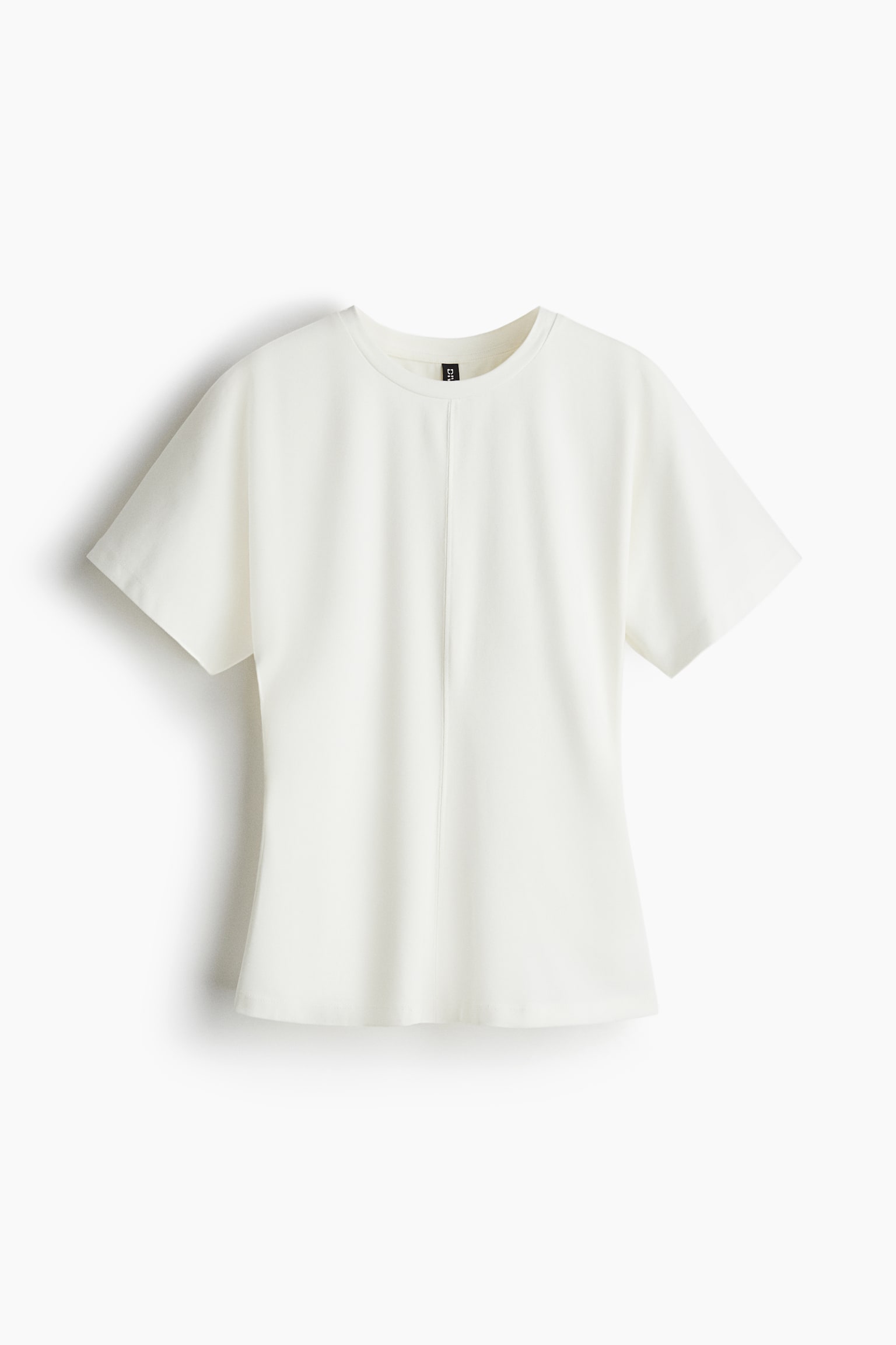 Женская футболка H&M Ruched, цвет: Белый — фото 1