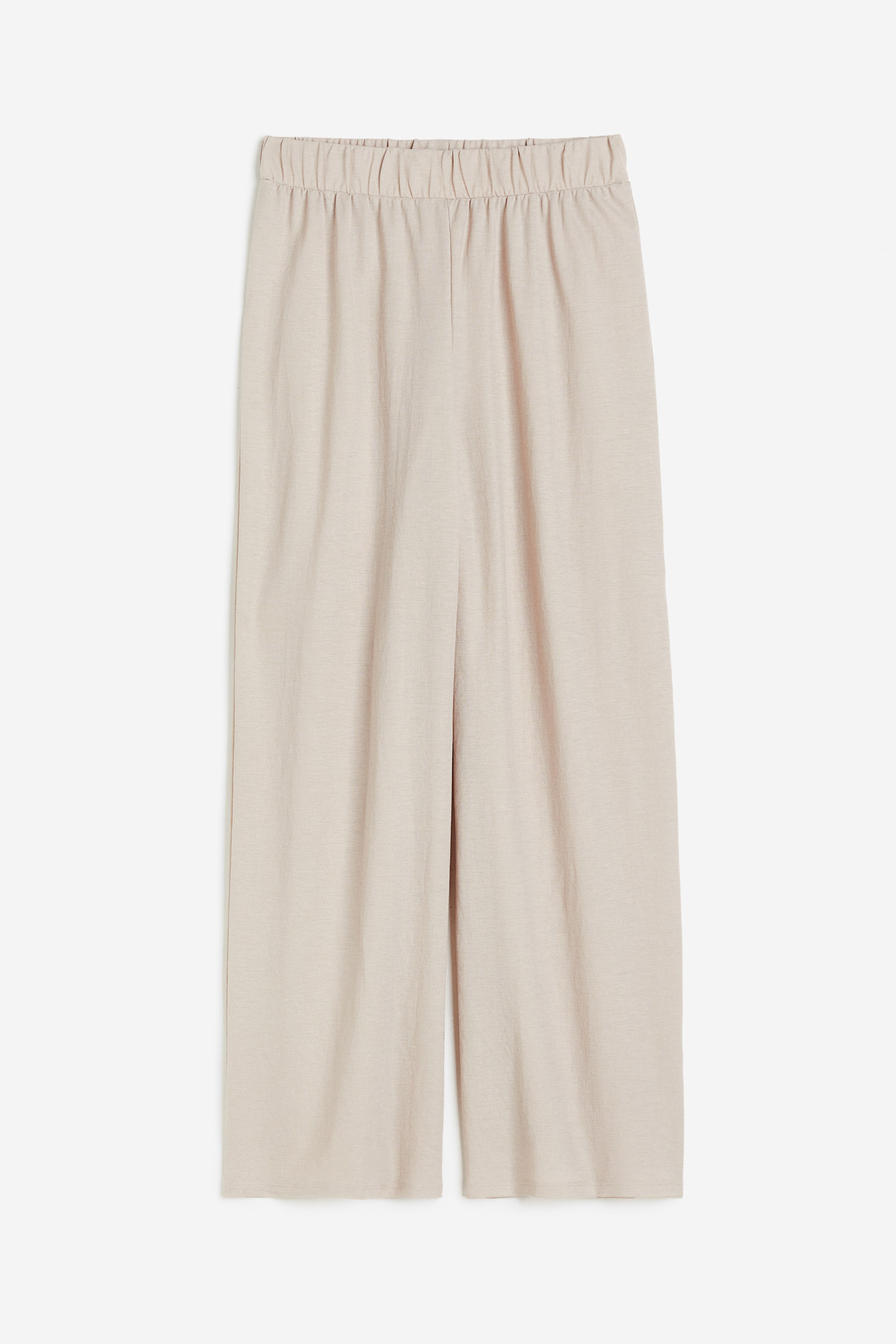 View larger image: Pull-on jersey trousers - Light beige - Ladies | H&M MY 1