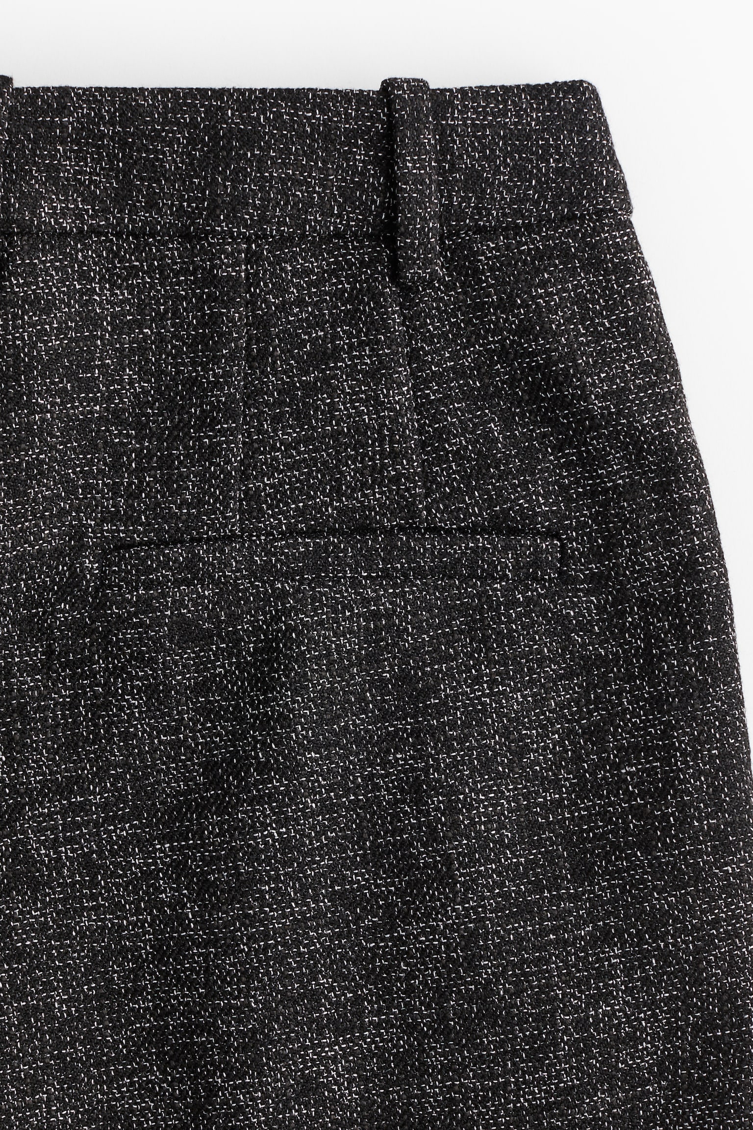 Wide trousers - Black marl/Black/Grey marl/Grey/Herringbone-patterned/Greige/Dark grey/Dark greige/Khaki green - 7