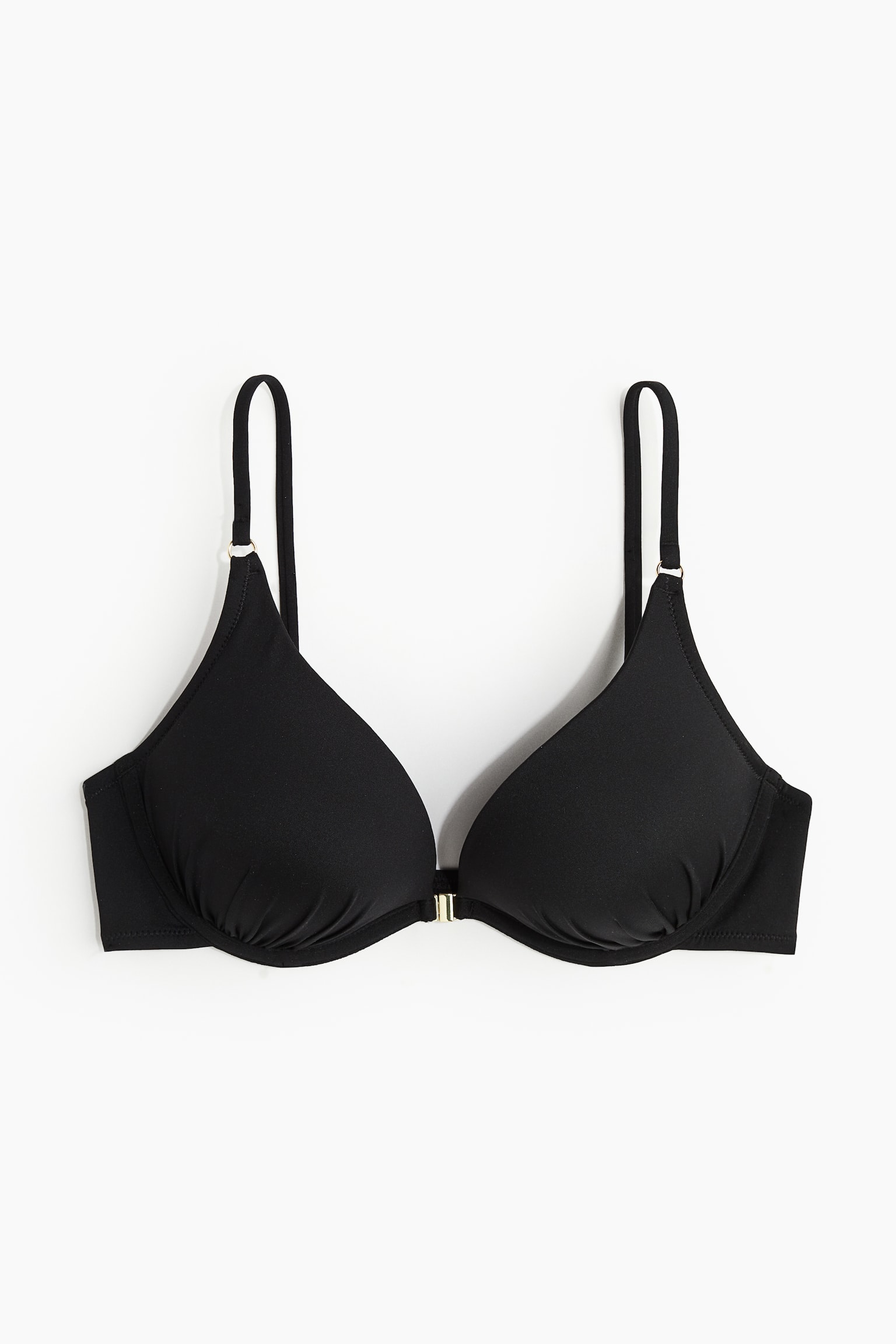 Super Push Up Bikini Top - Black - 2