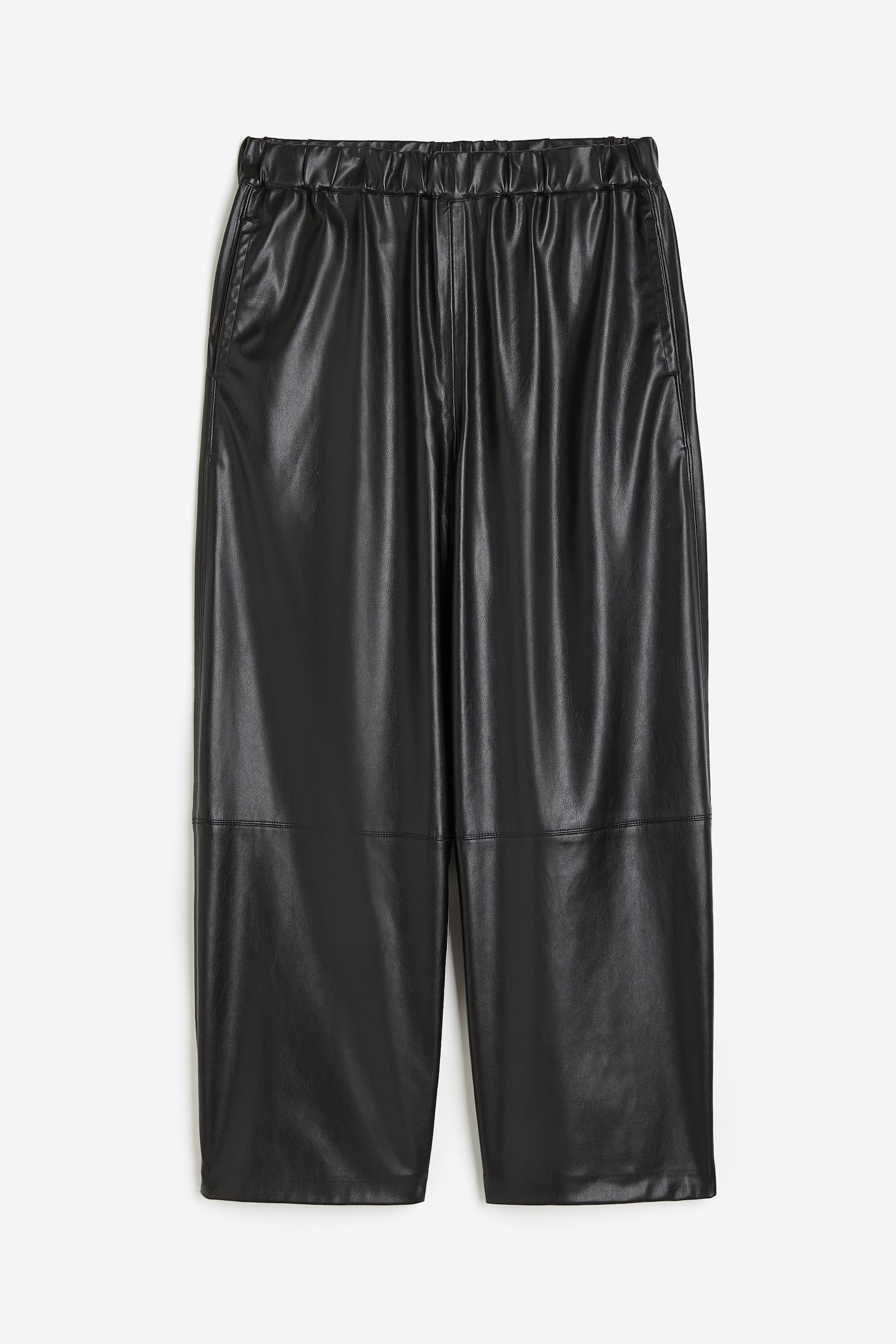 Coated trousers - Black - 2