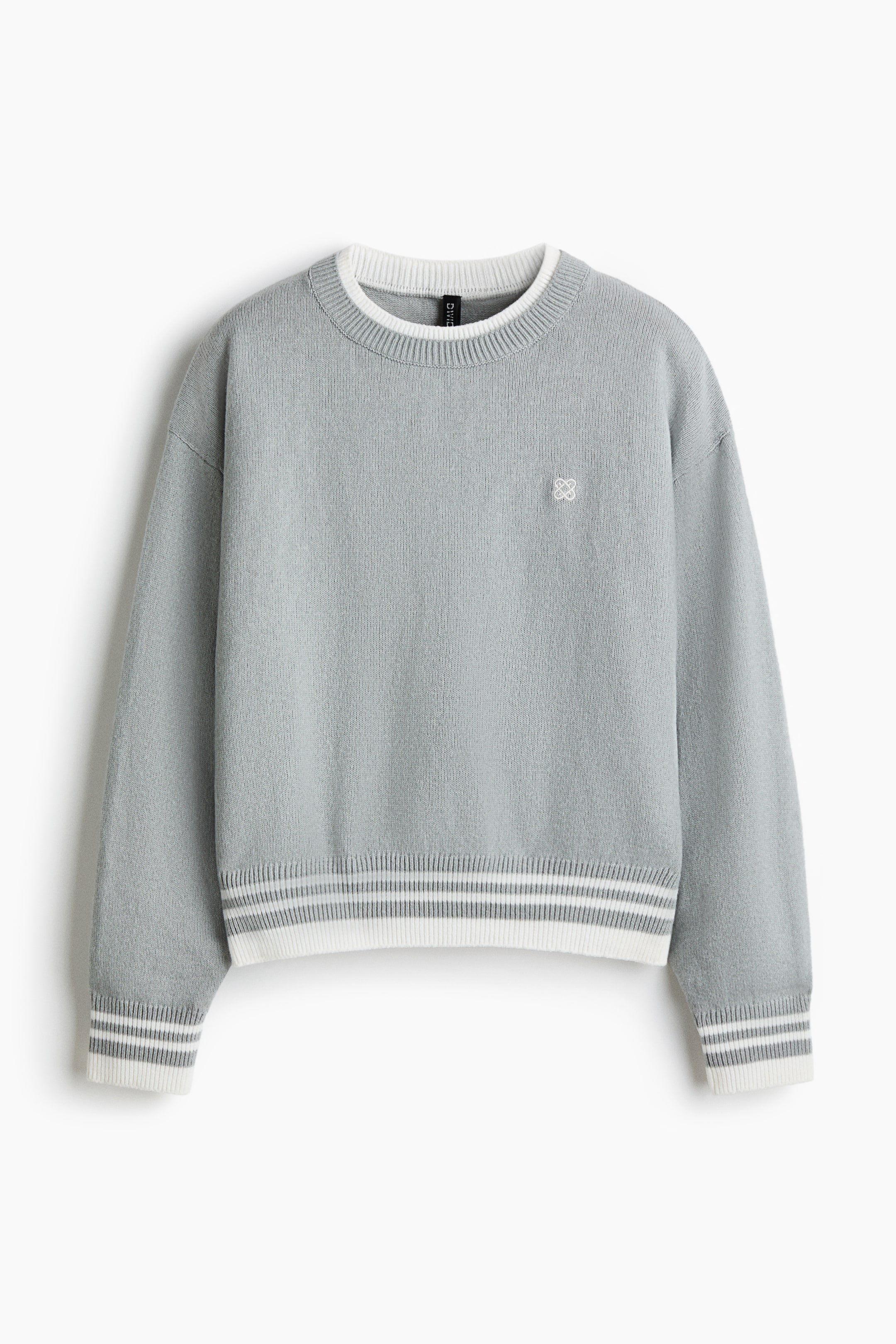 拡大画像を表示: Layered-look jumper - ライトグレー - レディース | H&M JP 5