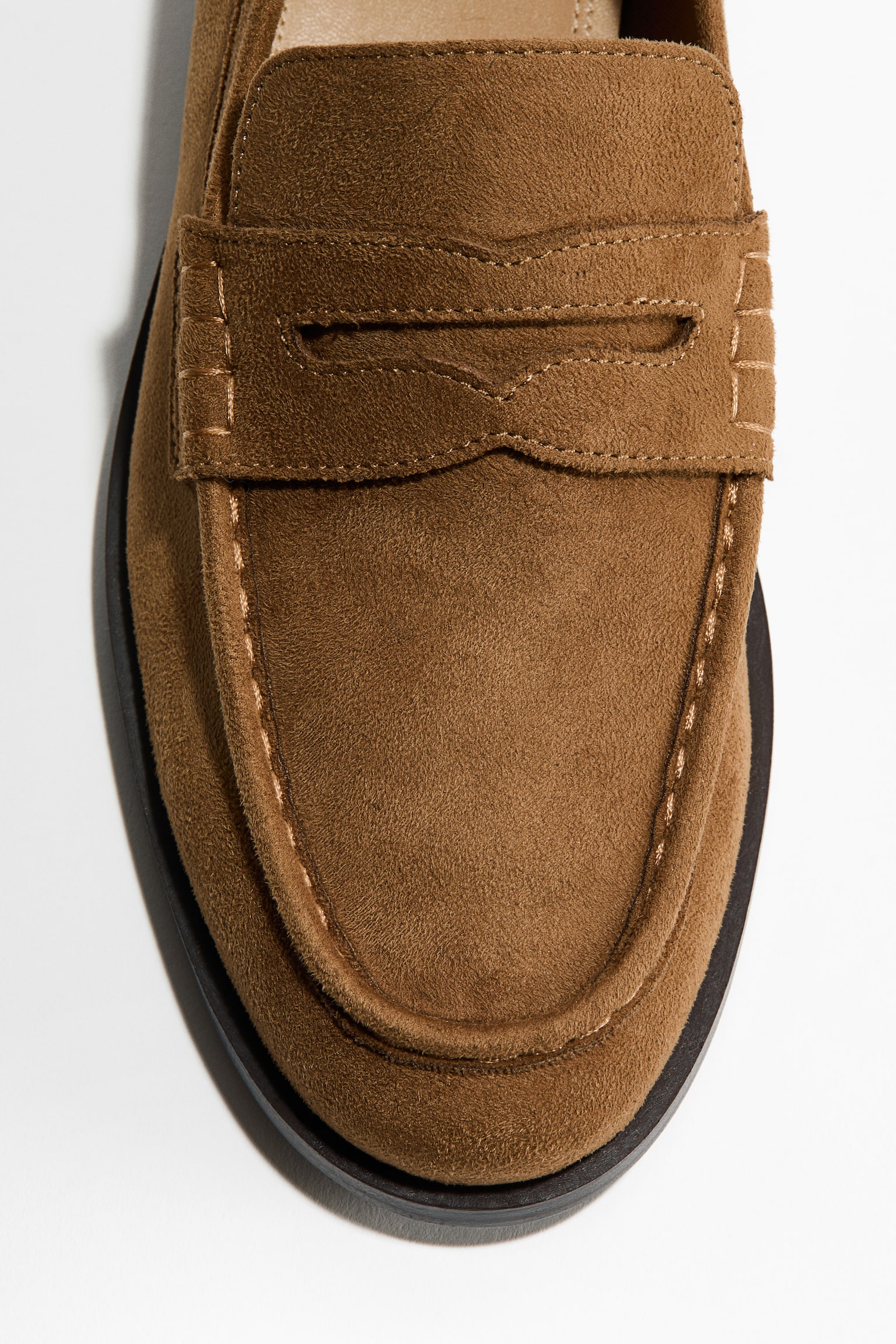 Loafers - Dark beige/Dark brown/Crocodile pattern/Black - 3