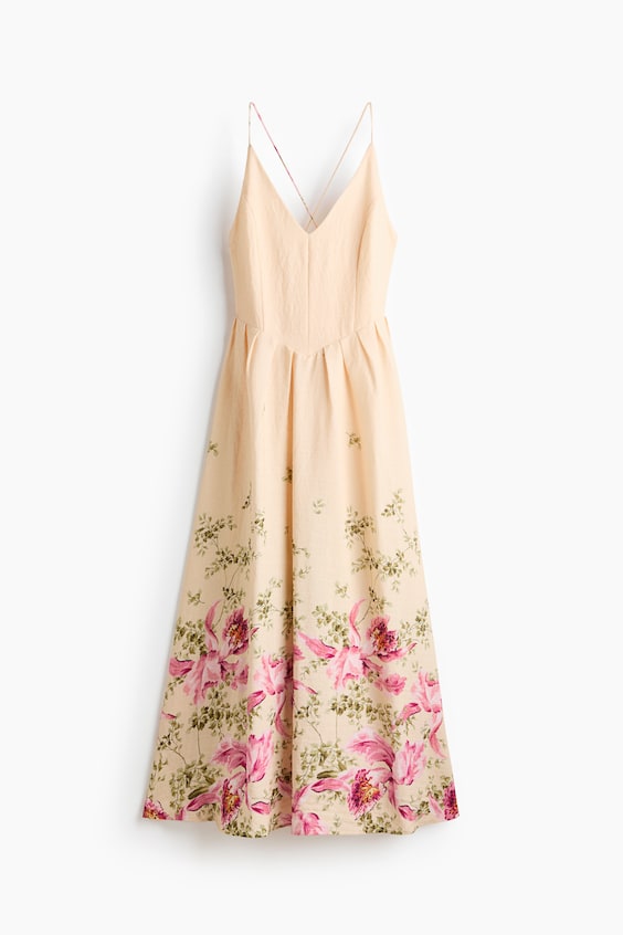 Женские платья H&M Flared-Skirt Strappy Dress