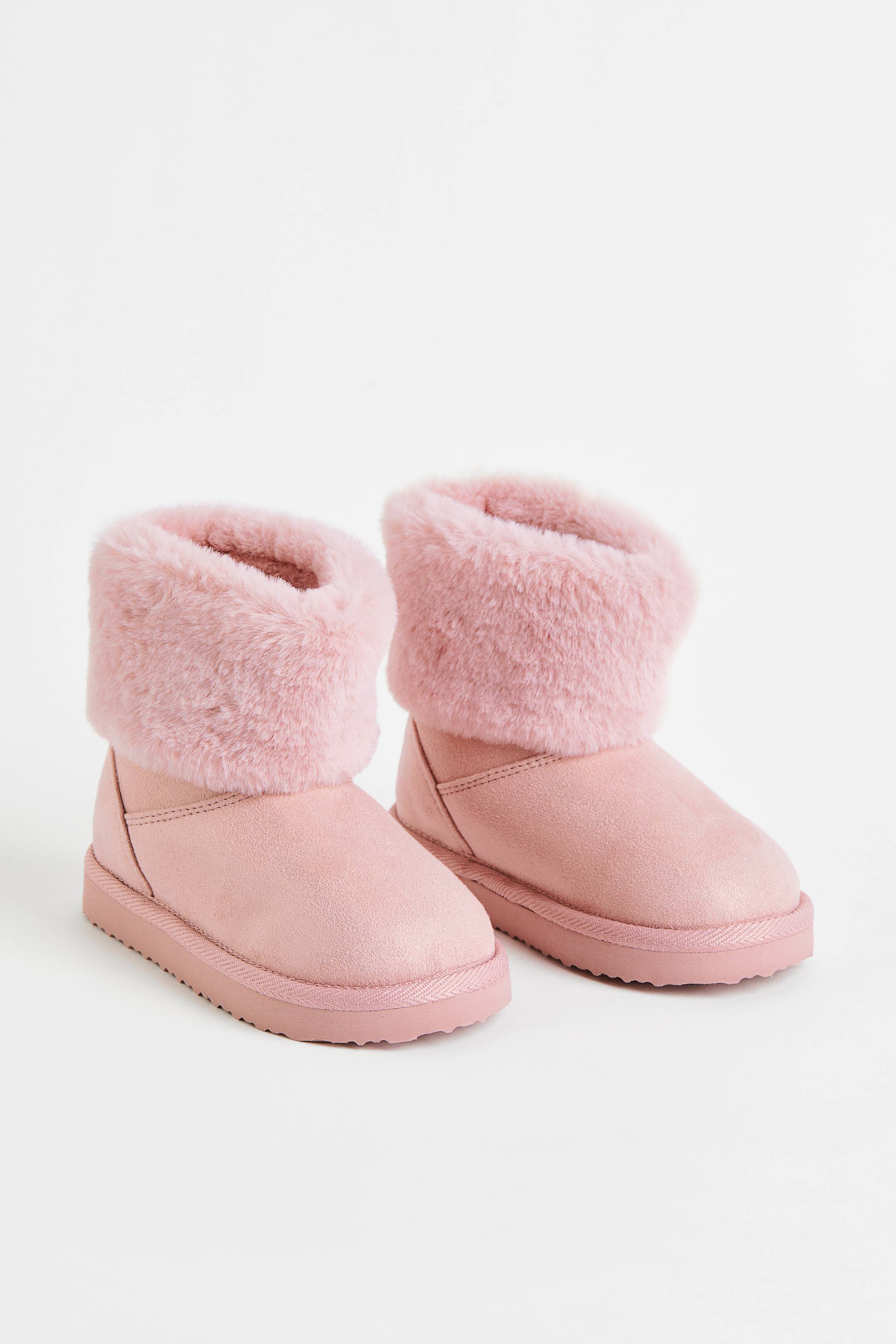 View larger image: Warm-lined Boots - Powder pink - Kids | H&M US 1