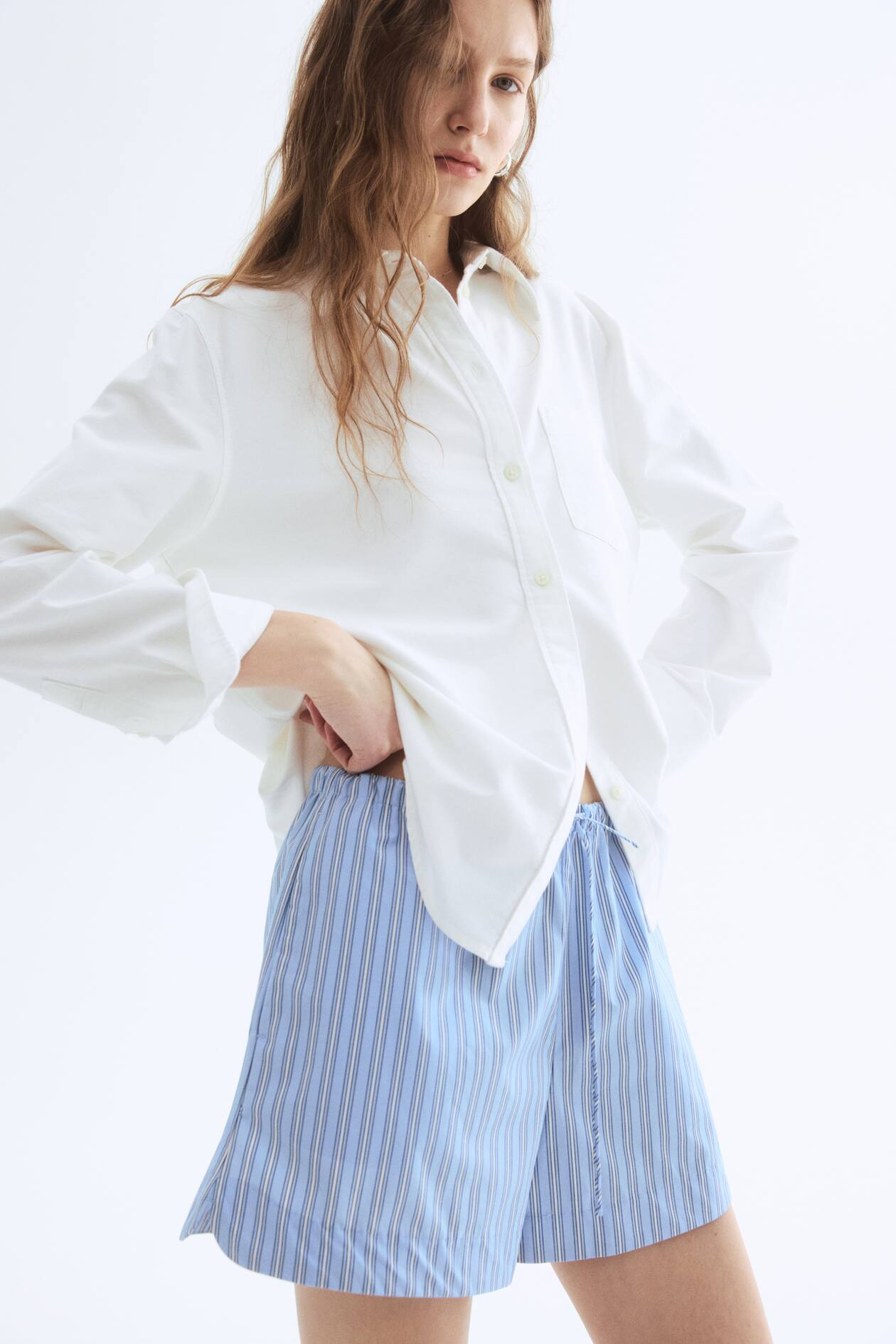 Cotton Shorts with Drawstring - image 2