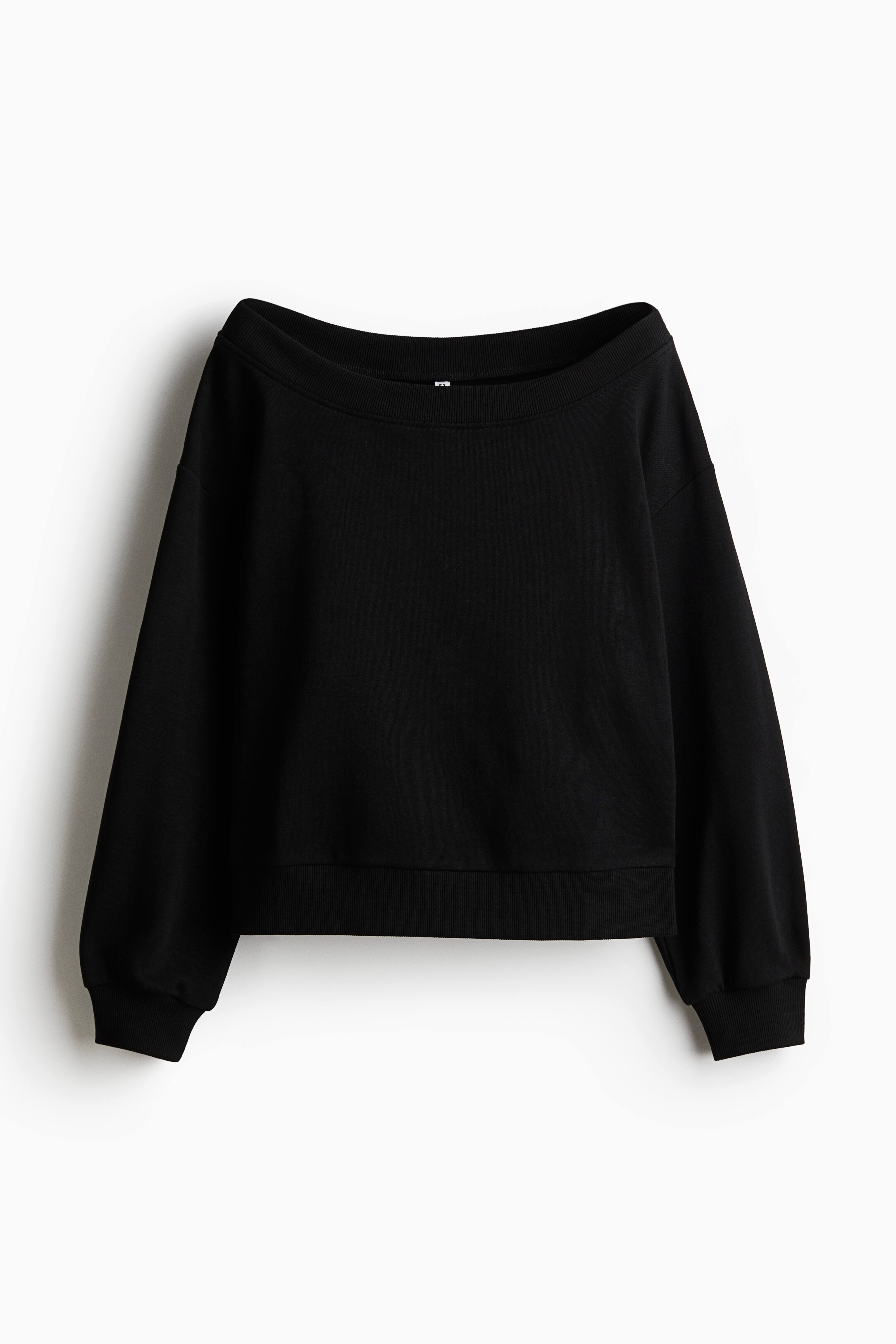 Felpa Con Cappuccio E Spalle Scoperte Donna – Modello Off-Shoulder – Morbida In Cotone – Taglie Da XS A XXL – Per Il Tempo Libero E Uscite
