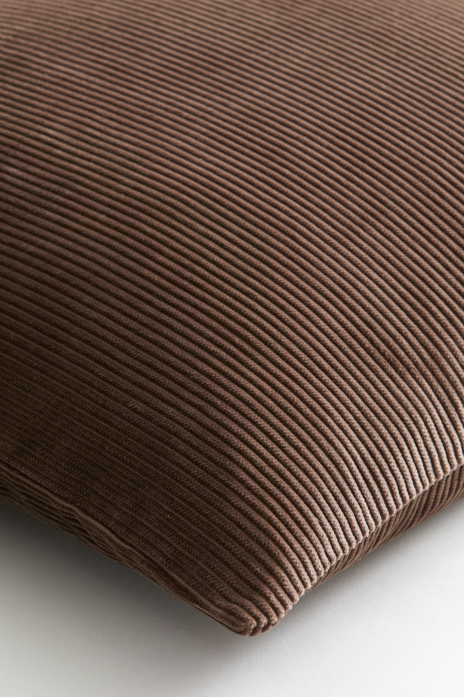 Corduroy cushion cover - Dark brown/Mole/Cream/Bright blue - 2