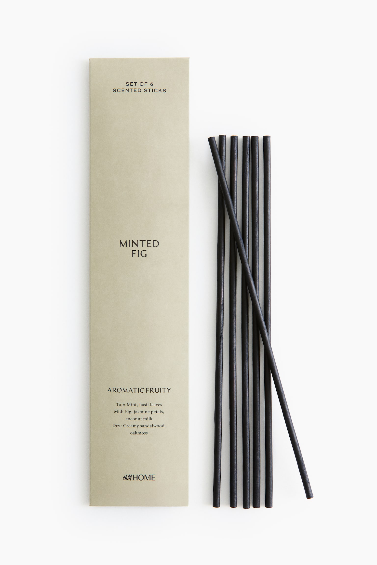 Lot de 6 bâtonnets parfumés - Minted Fig/Cashmere Cloud/Lily of the Valley/Grapefruit Nectar - 1