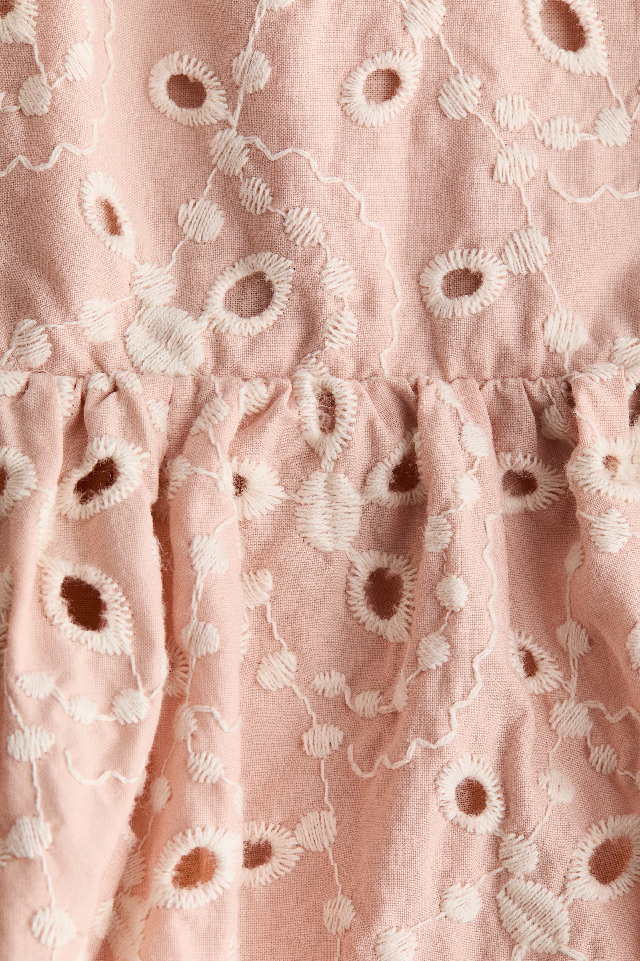 Eyelet-Embroidered Cotton Dress