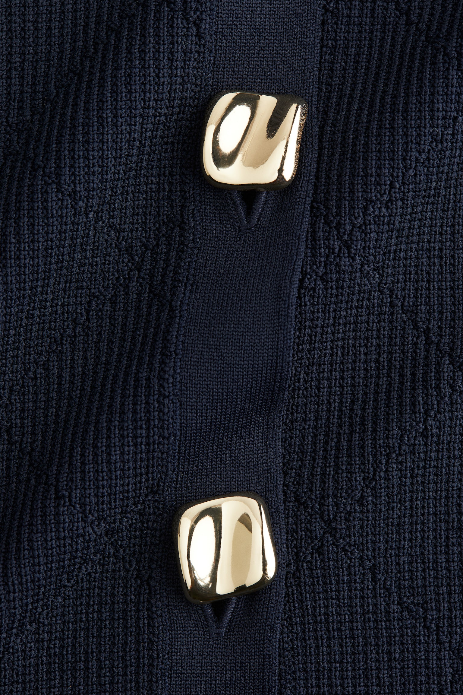 Önü Düğmeli Üst - Lacivert/Bordo/Krem - 3