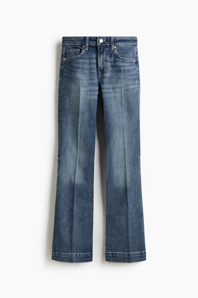 Bootcut Regular Jeans - Dusty denim blue/Dark denim blue/Black/Denim blue - 1