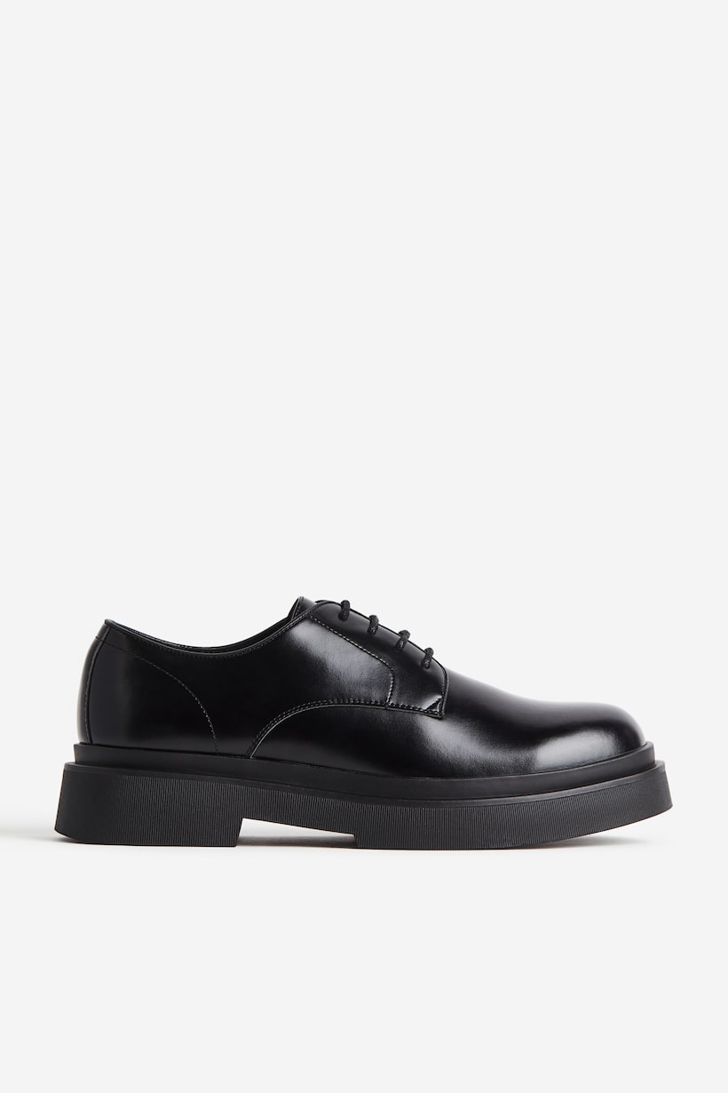 Derby Shoes - No heel - Black - Men | H&M US