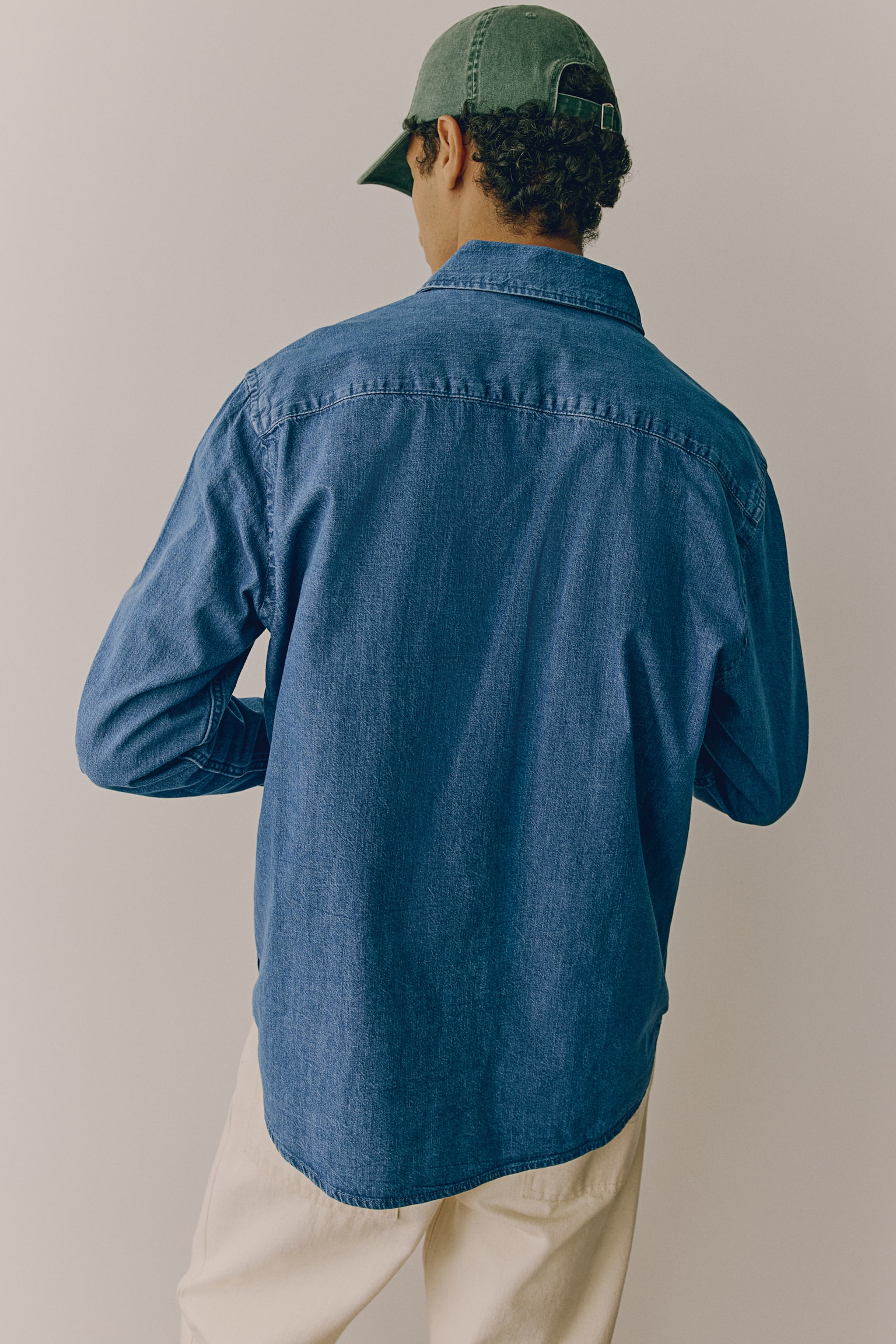 Regular Fit Denim shirt - Blue/Black - 7