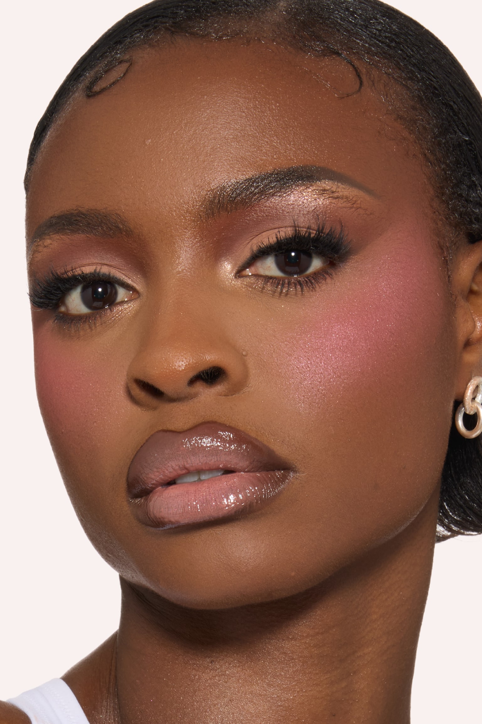 Blush Filter Blurring Blushlighter Palette - Toasty Peach/Rose Berry/Baby Pink - 3