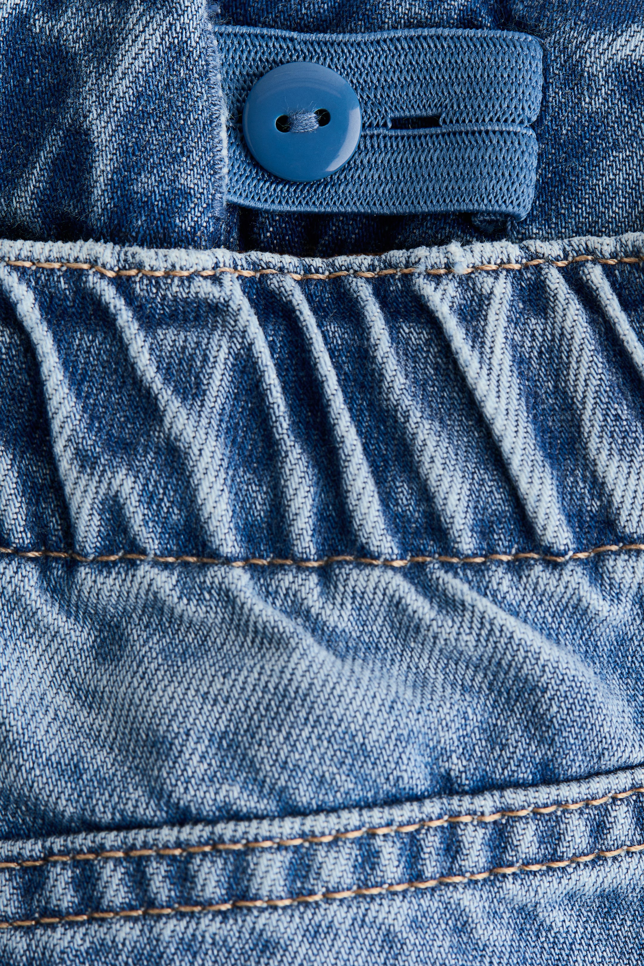 Детские джинсы H&M Charm-Detail Wide-Leg Jeans — фото 3
