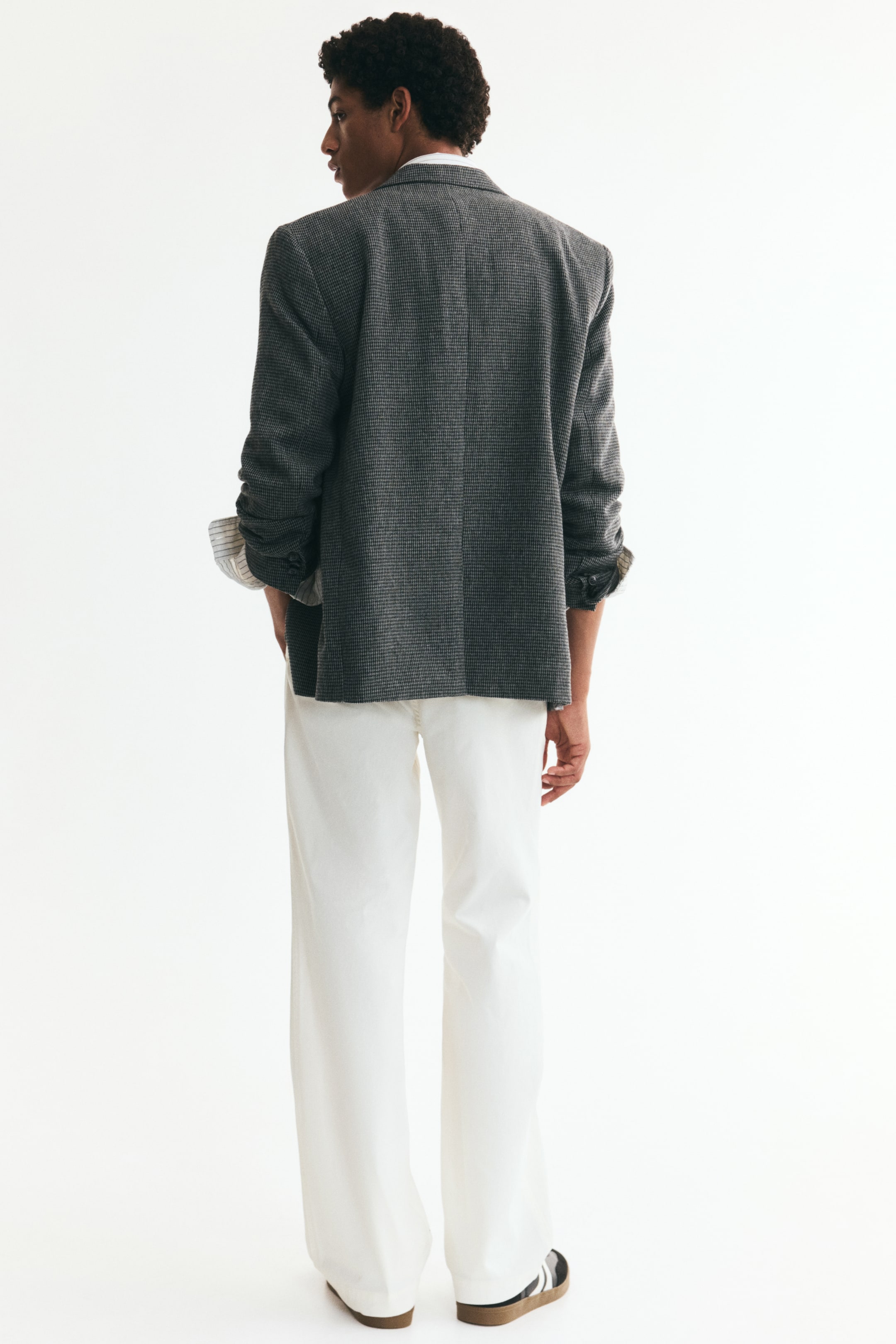 Pantalon de coutil décontracté en coton